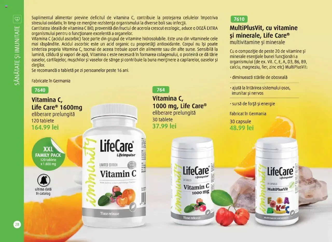 Catalog Catalog Life Care primavara-vara 2023 de la 1 martie până la 31 decembrie 2023 - Revista Pagina 30