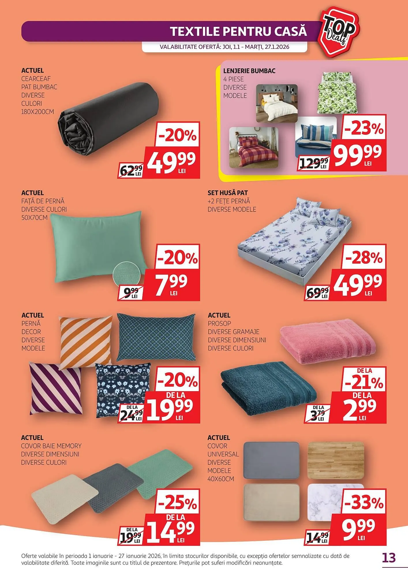 Catalog Catalog Auchan de la 1 ianuarie până la 27 ianuarie 2026 - Revista Pagina 13