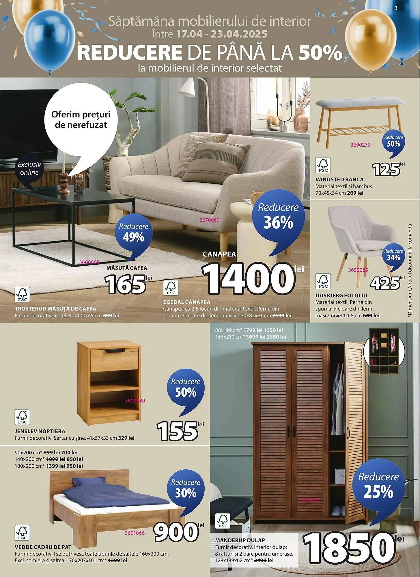 Catalog Catalog JYSK de la 17 aprilie până la 5 mai 2025 - Revista Pagina 3