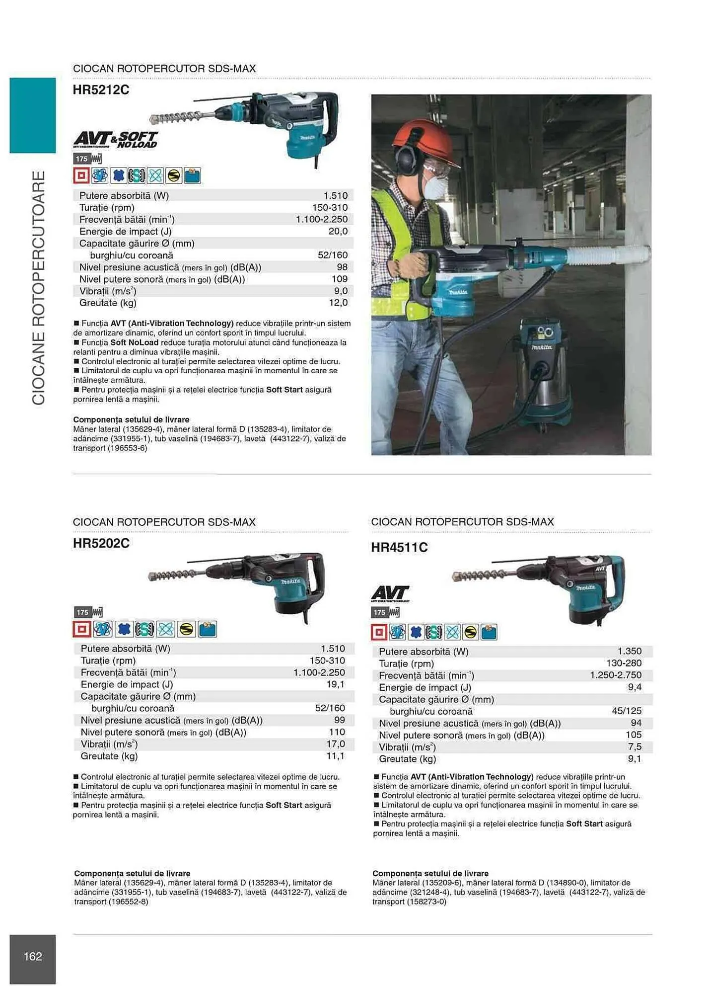 Catalog Makita catalog de la 1 ianuarie până la 31 decembrie 2023 - Revista Pagina 162
