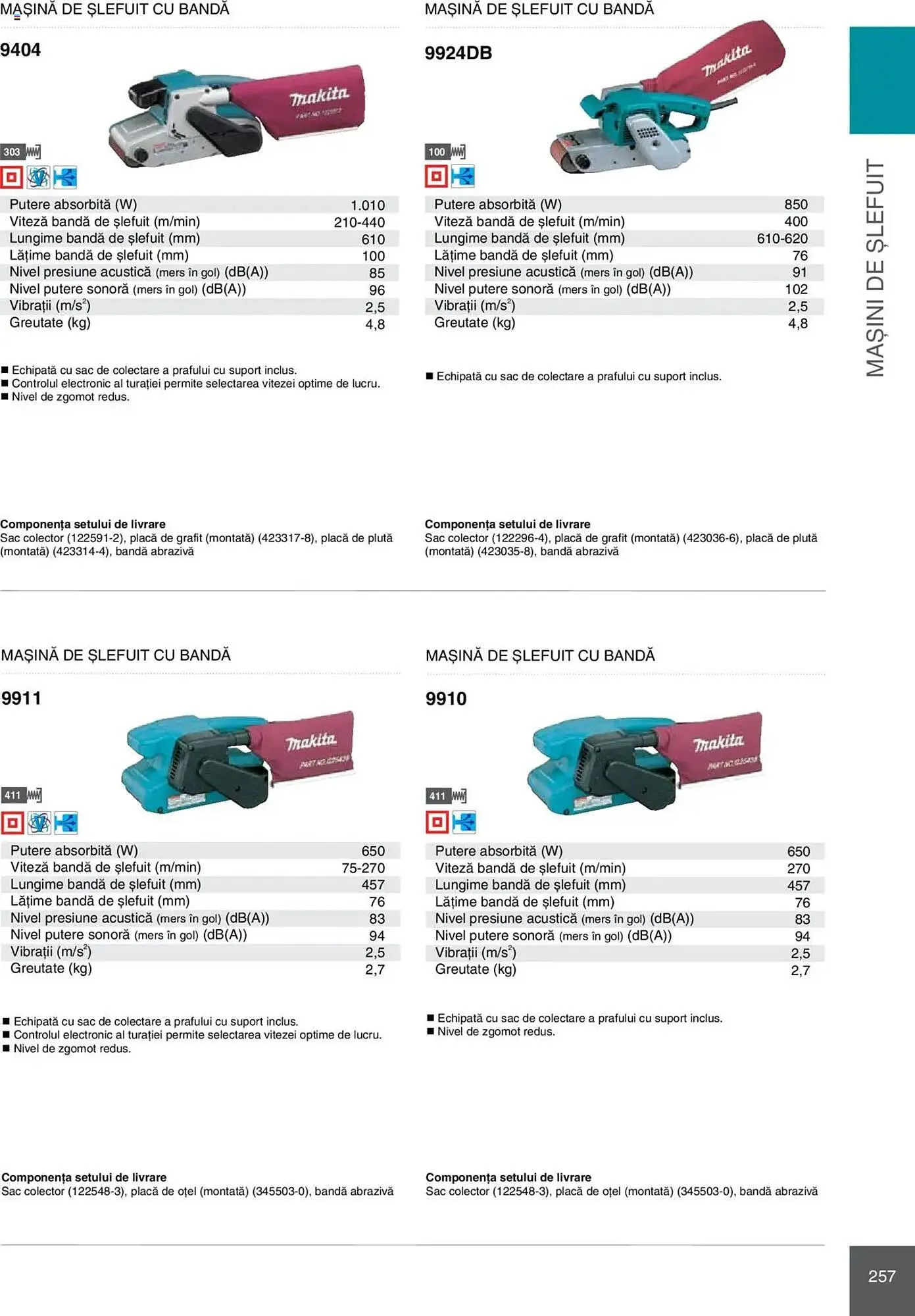 Catalog Catalog Makita de la 8 ianuarie până la 31 decembrie 2025 - Revista Pagina 257