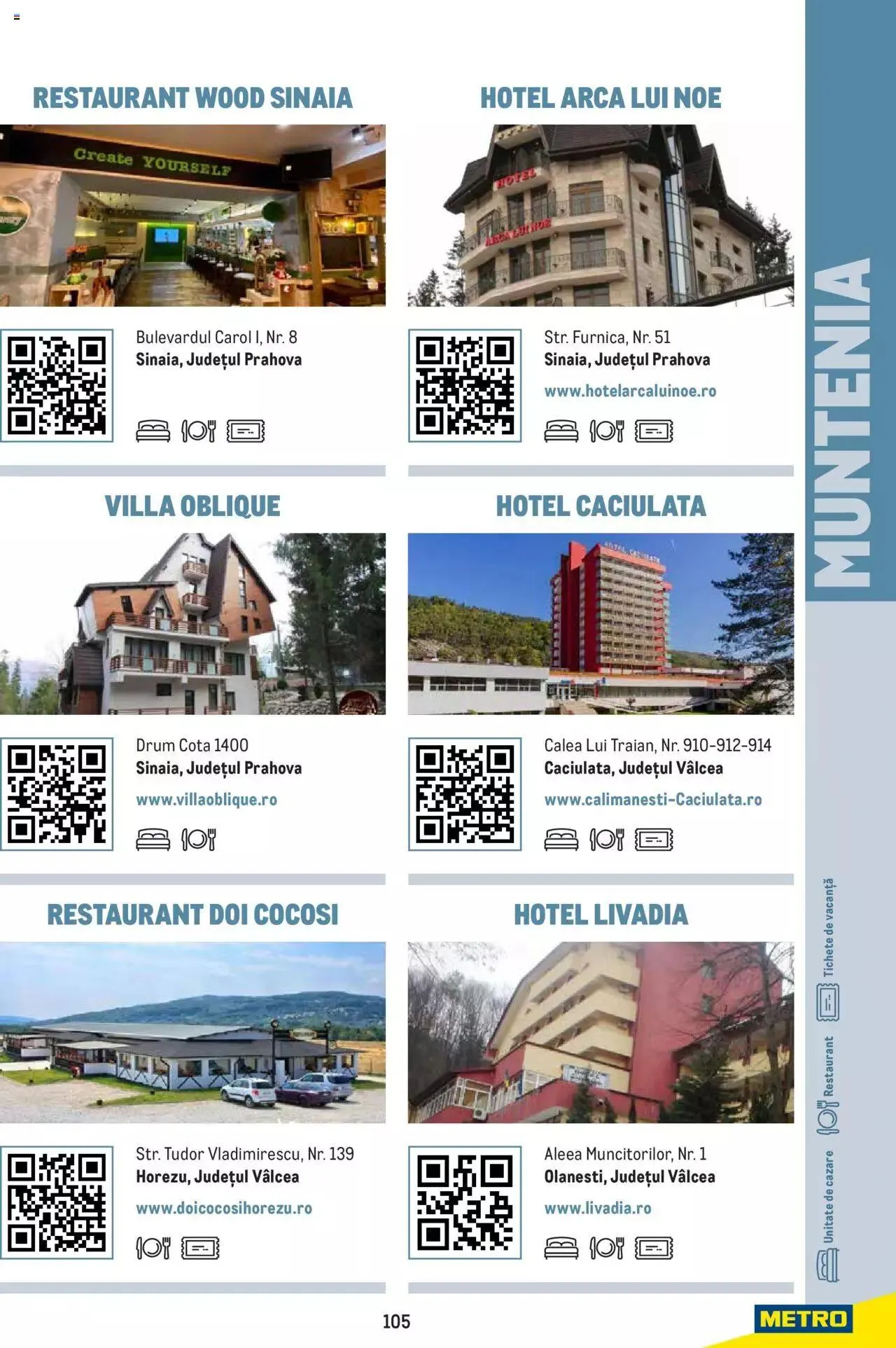 Catalog Metro - Ghid de călătorie - România, 2022 de la 4 iulie până la 31 decembrie 2023 - Revista Pagina 105