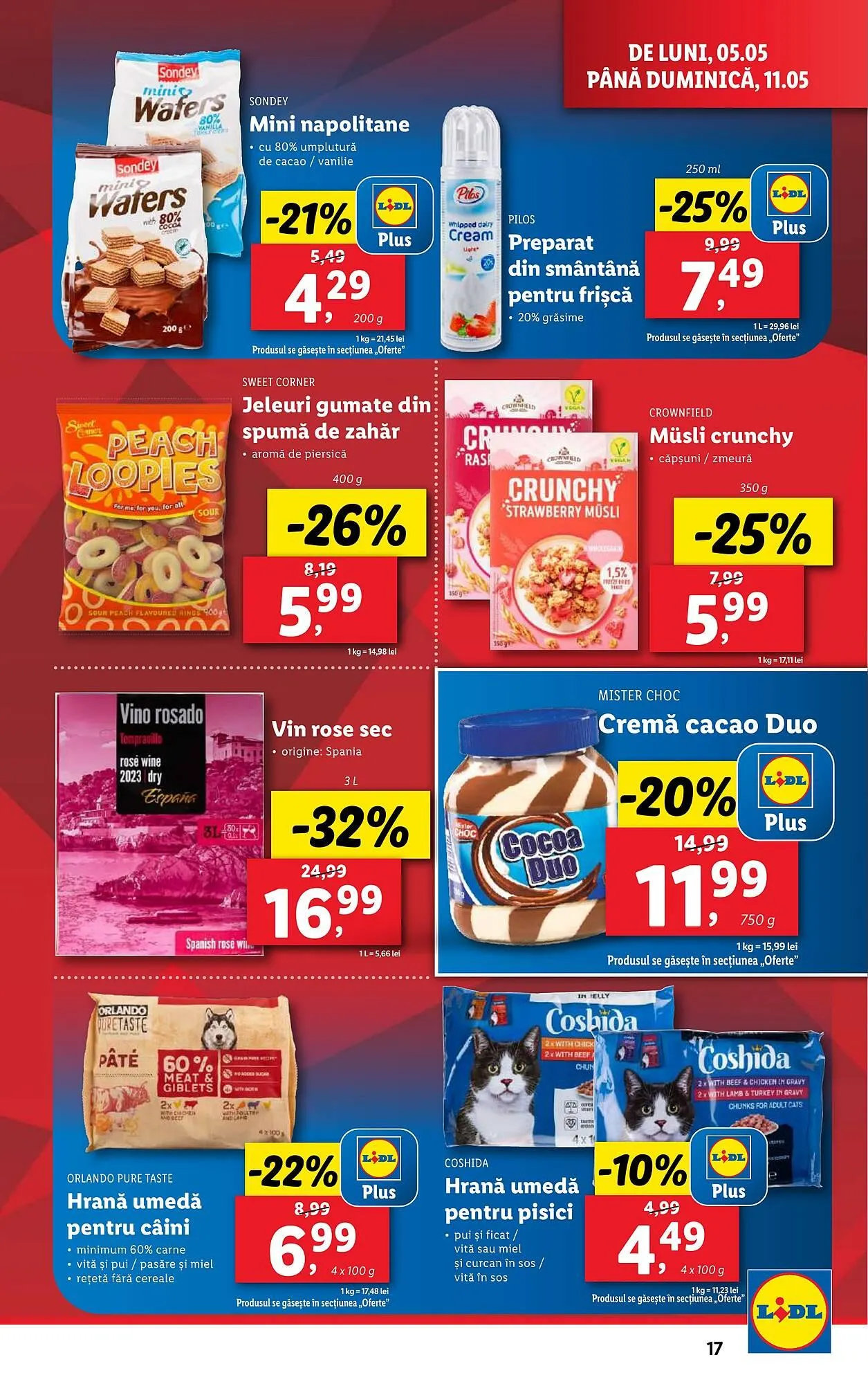Catalog Catalog Lidl de la 5 mai până la 11 mai 2025 - Revista Pagina 17