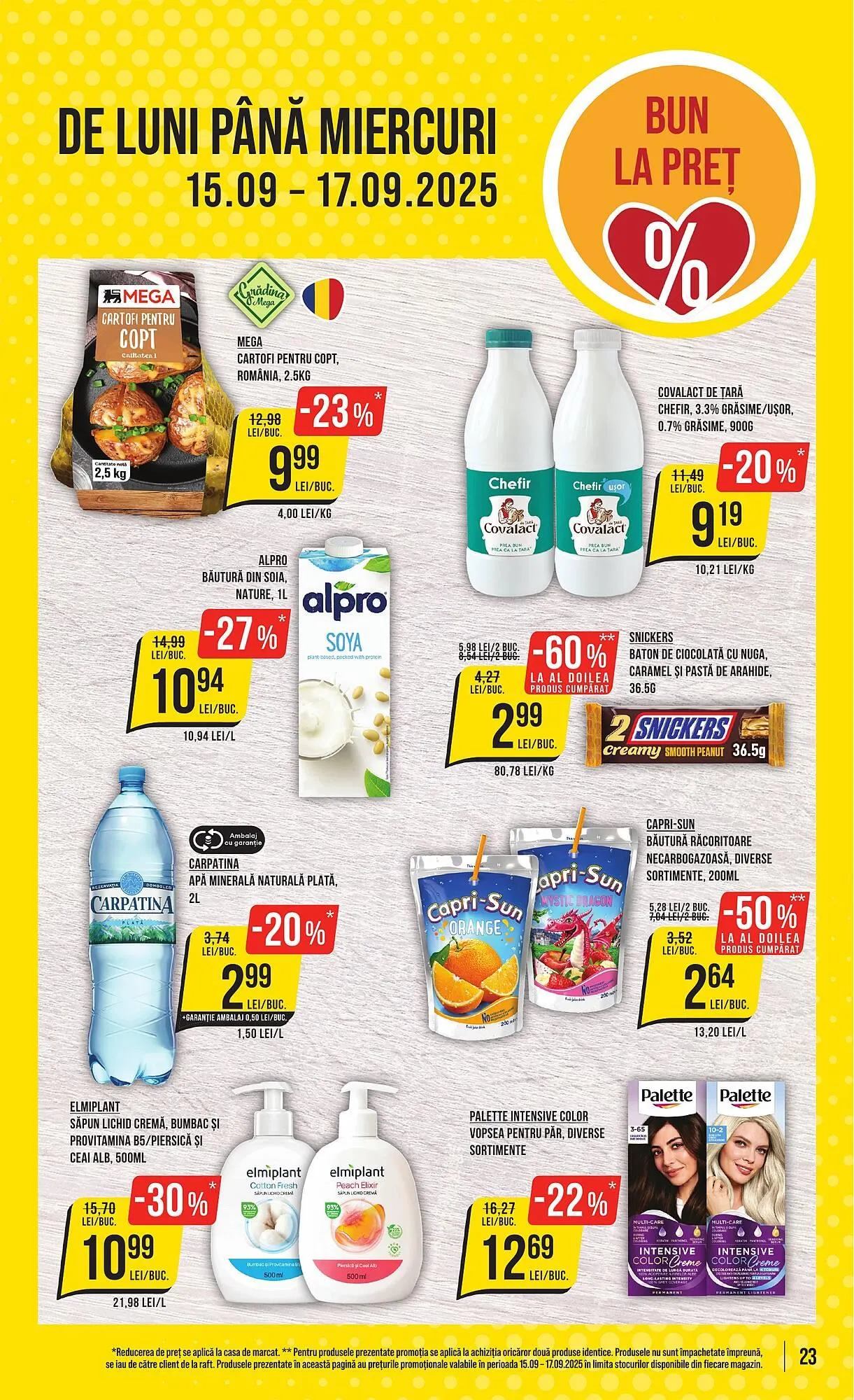 Catalog Catalog Mega Image de la 11 septembrie până la 17 septembrie 2025 - Revista Pagina 23