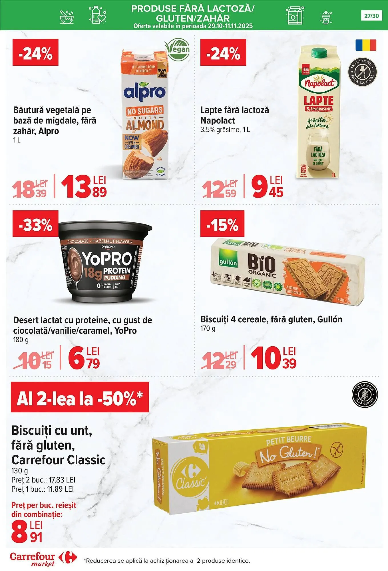 Catalog Catalog Carrefour Market de la 5 noiembrie până la 11 noiembrie 2025 - Revista Pagina 27