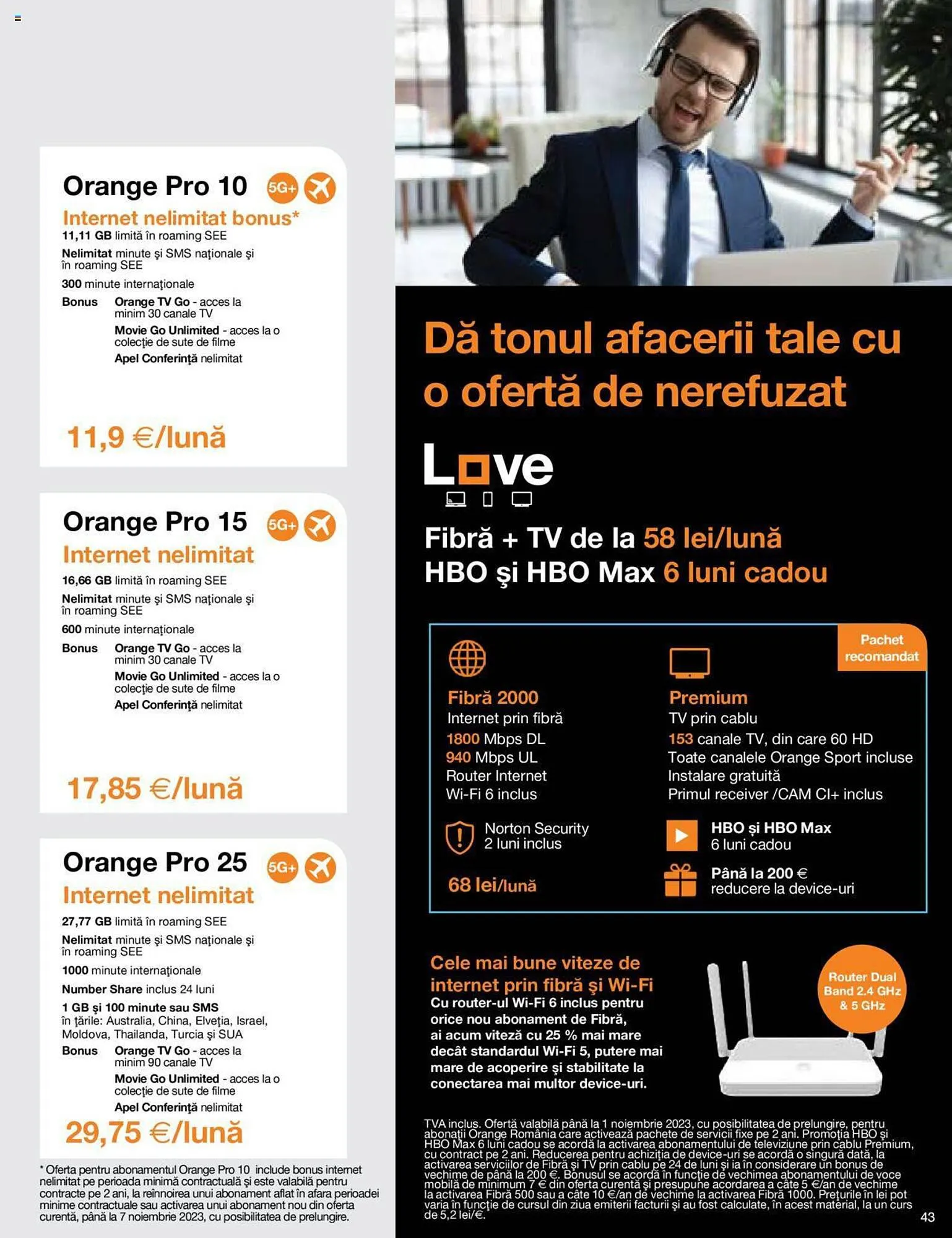 Catalog Orange catalog de la 5 septembrie până la 21 noiembrie 2023 - Revista Pagina 43