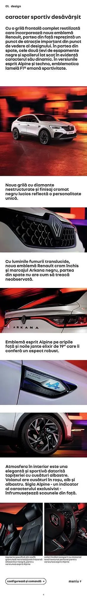 Catalog Renault Arkana E-Tech catalog de la 11 ianuarie până la 31 decembrie 2024 - Revista Pagina 4