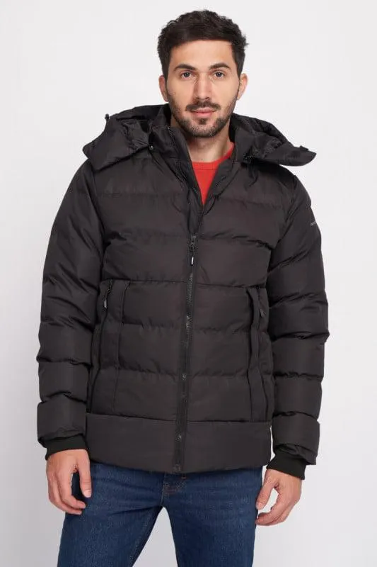 Timeout - Jacheta barbat cu gluga si buzunare cu fermoar