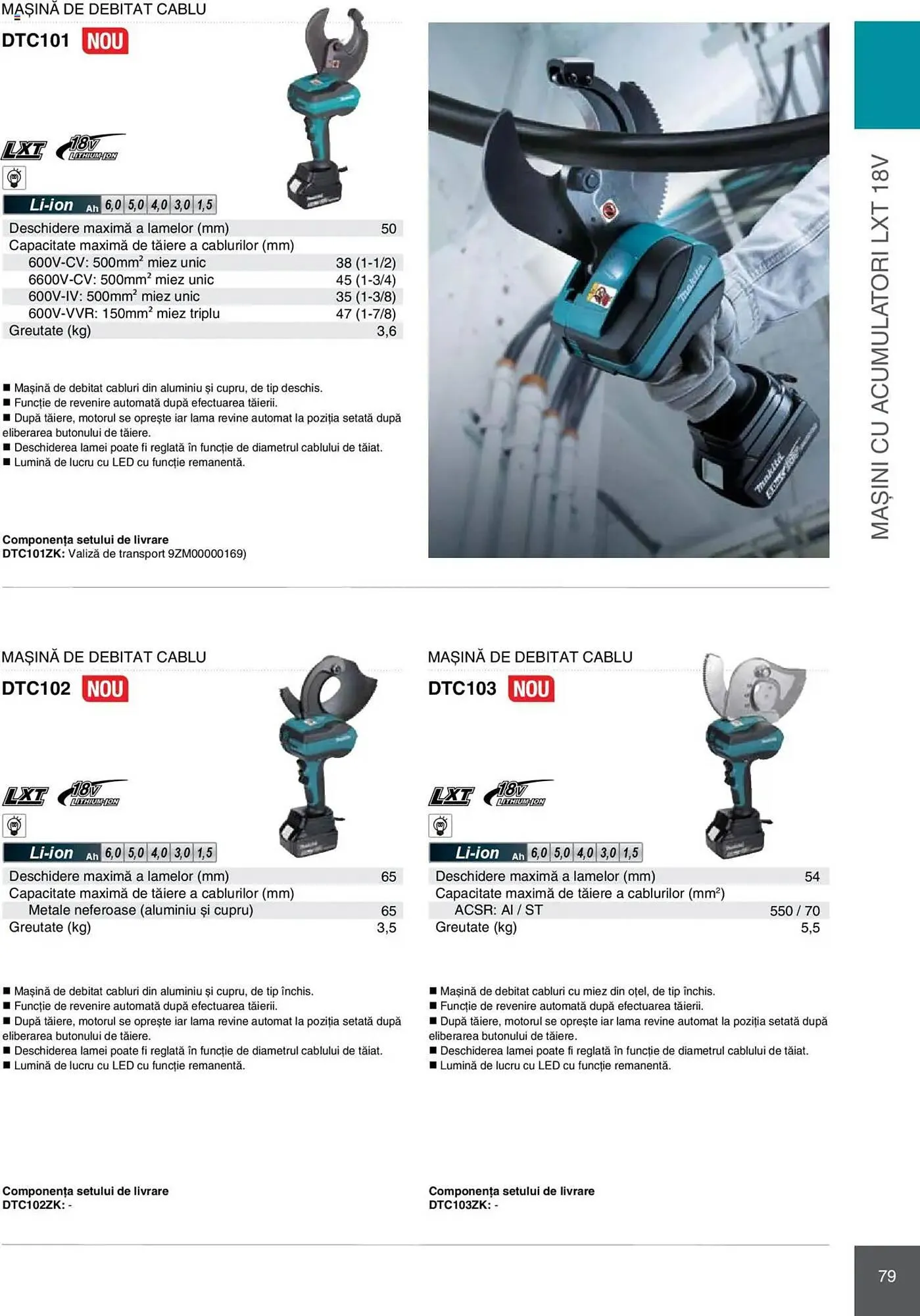 Catalog Catalog Makita de la 8 ianuarie până la 31 decembrie 2025 - Revista Pagina 79