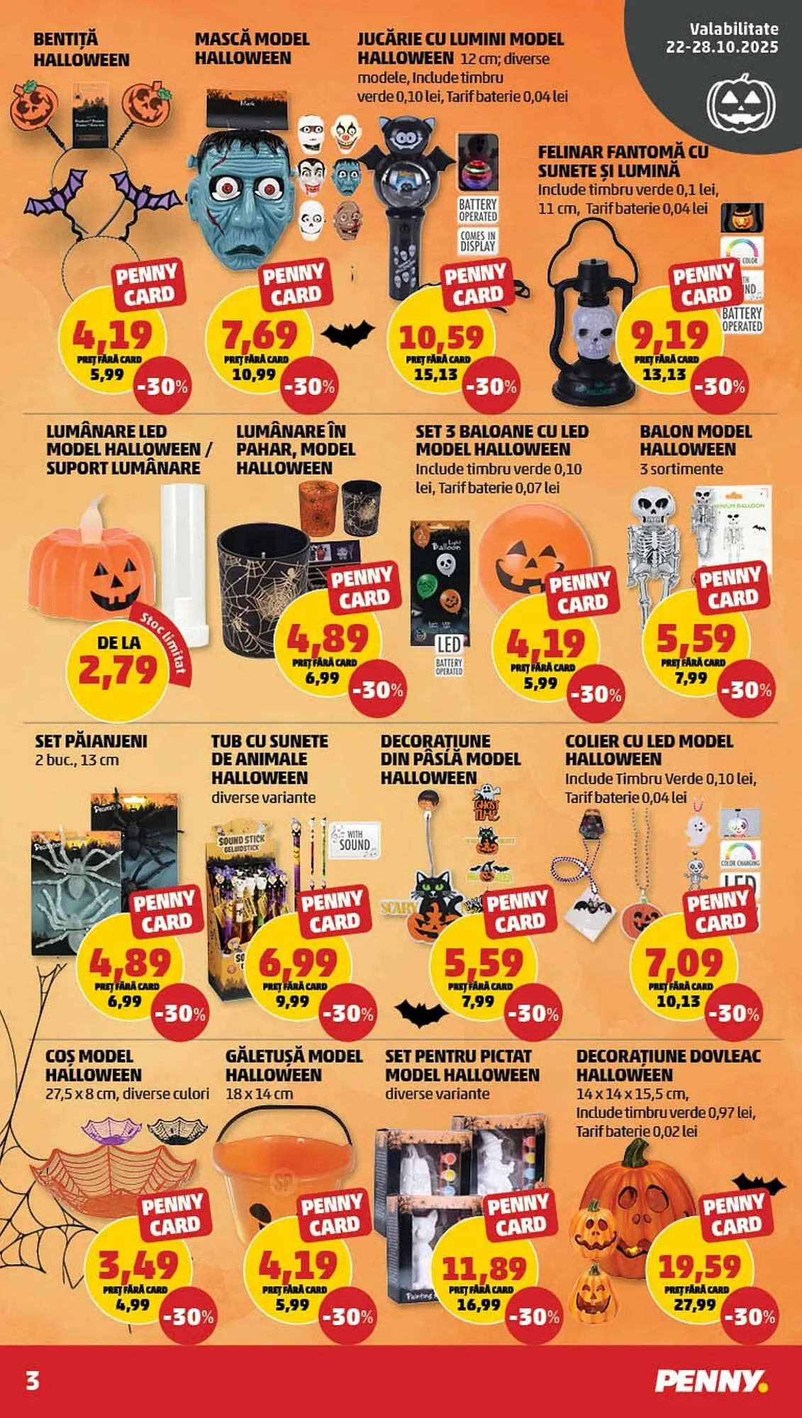 Catalog Catalog Penny de la 22 octombrie până la 28 octombrie 2025 - Revista Pagina 3