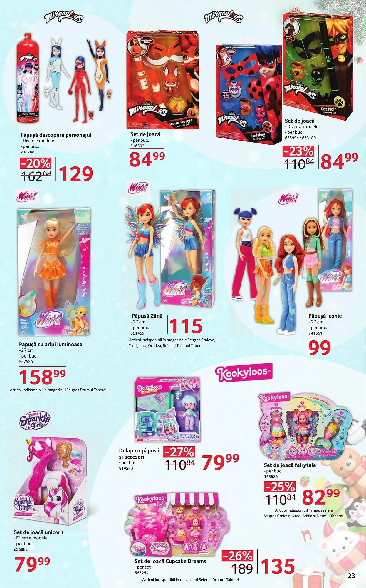 Catalog Catalog Selgros de la 6 decembrie până la 24 decembrie 2025 - Revista Pagina 23