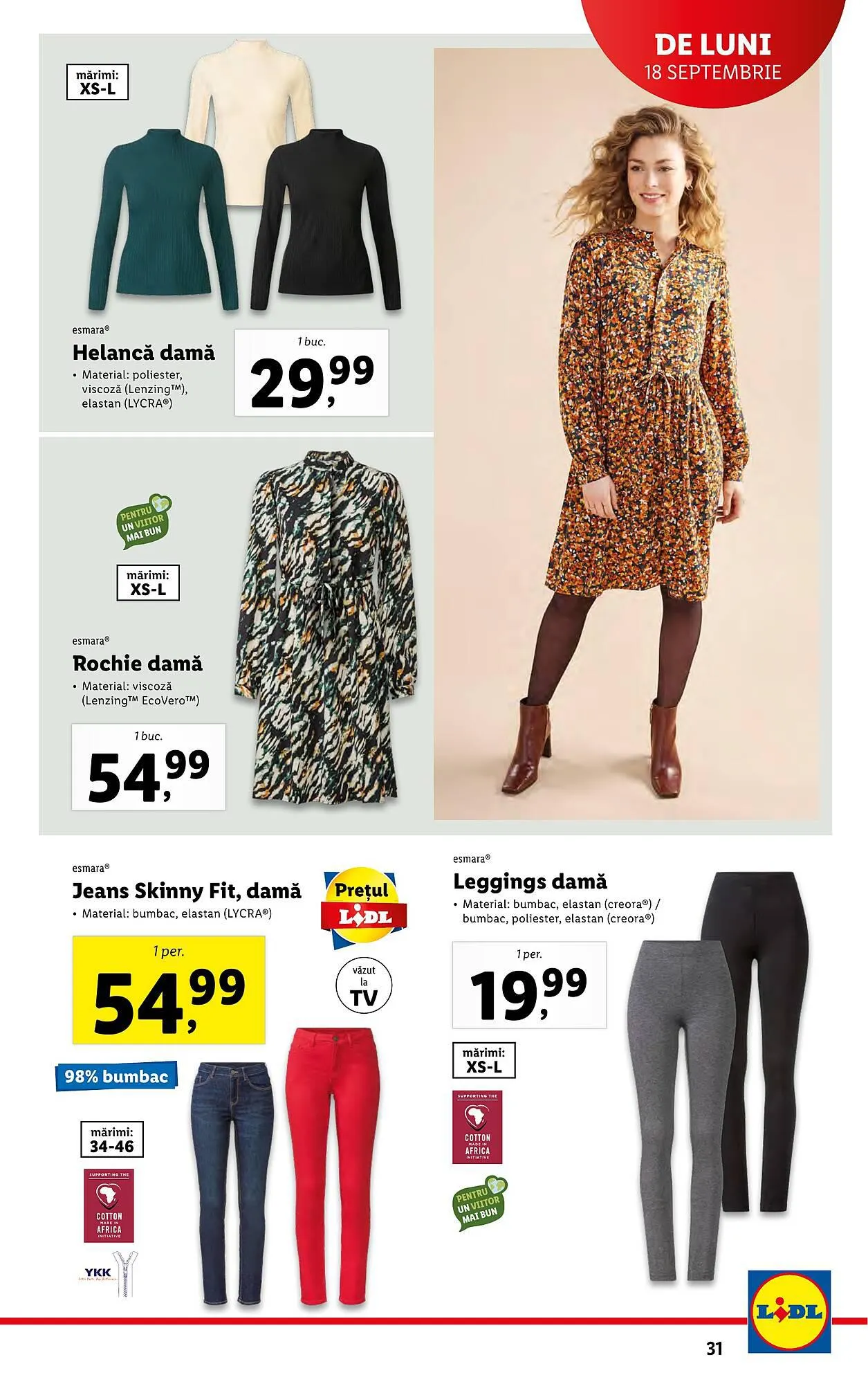 Catalog Lidl catalog de la 18 septembrie până la 24 septembrie 2023 - Revista Pagina 31