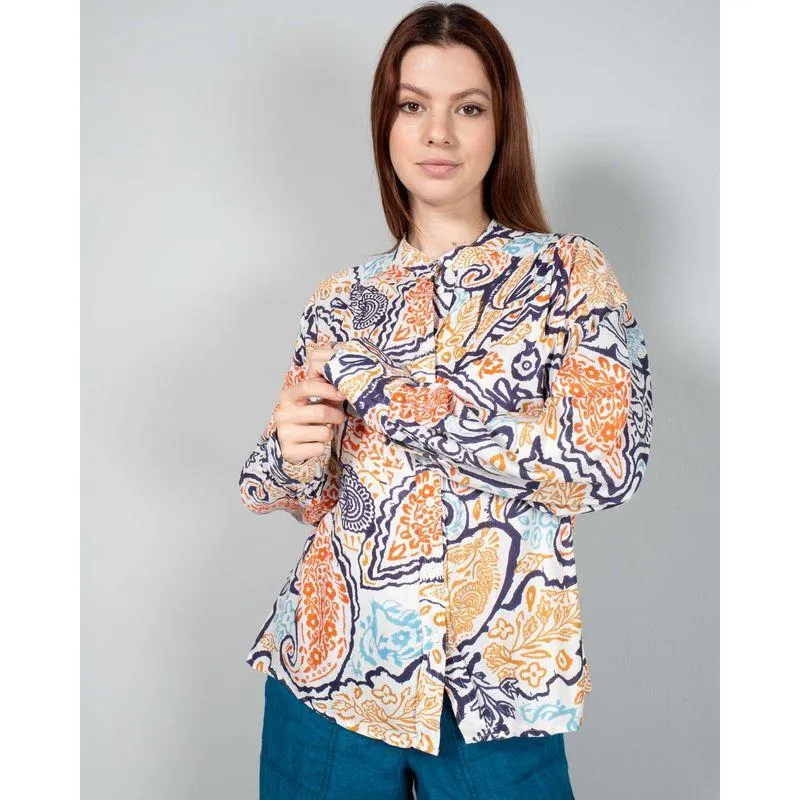 Camasa asimetrica cu guler tunica N240418004