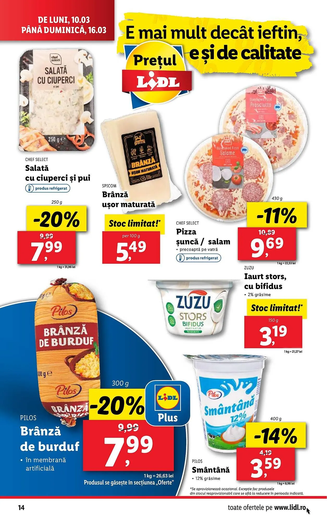 Catalog Catalog Lidl de la 10 martie până la 16 martie 2025 - Revista Pagina 14