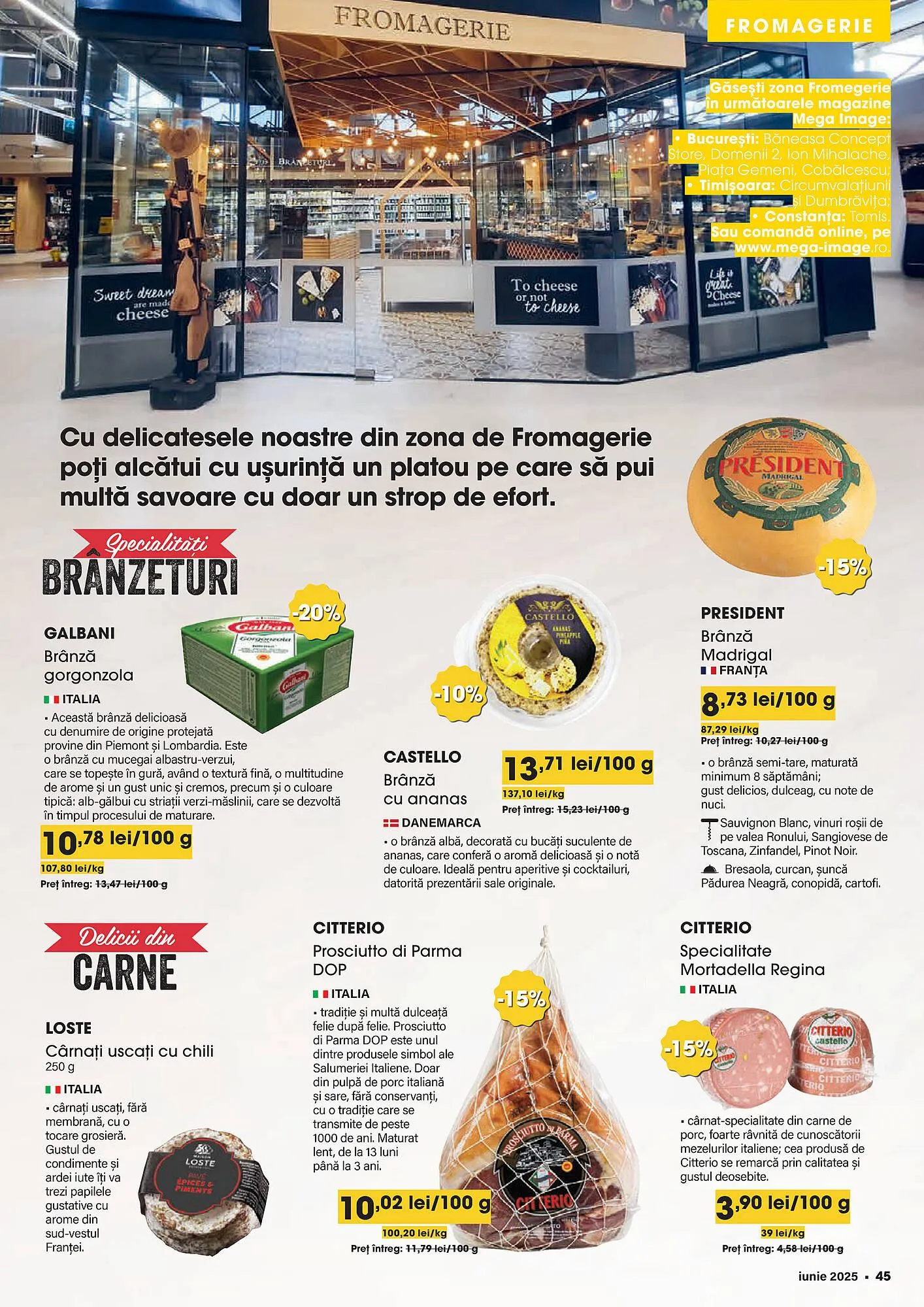 Catalog Catalog Mega Image de la 1 iunie până la 30 iunie 2025 - Revista Pagina 45