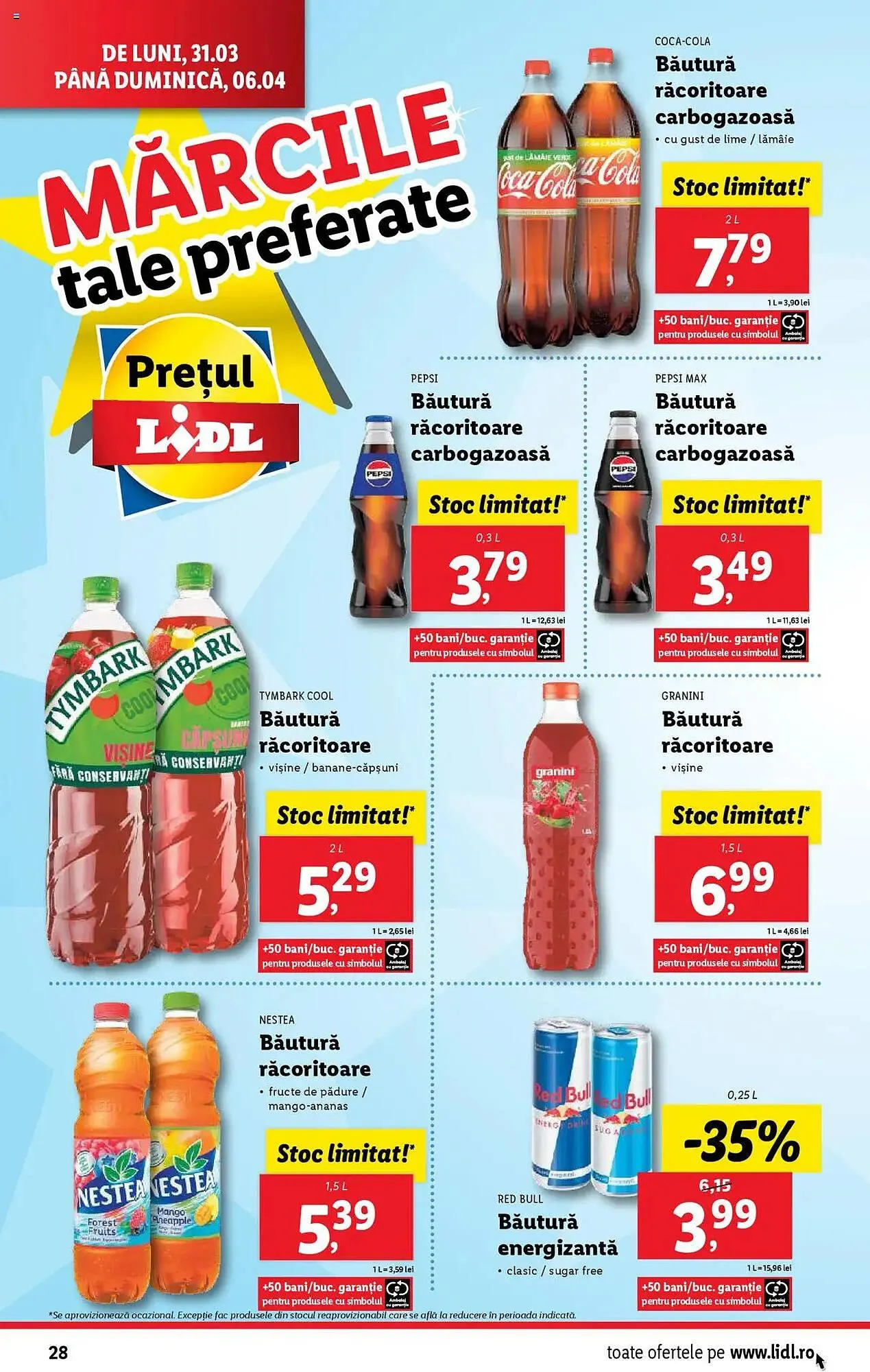 Catalog Catalog Lidl de la 31 martie până la 6 aprilie 2025 - Revista Pagina 28