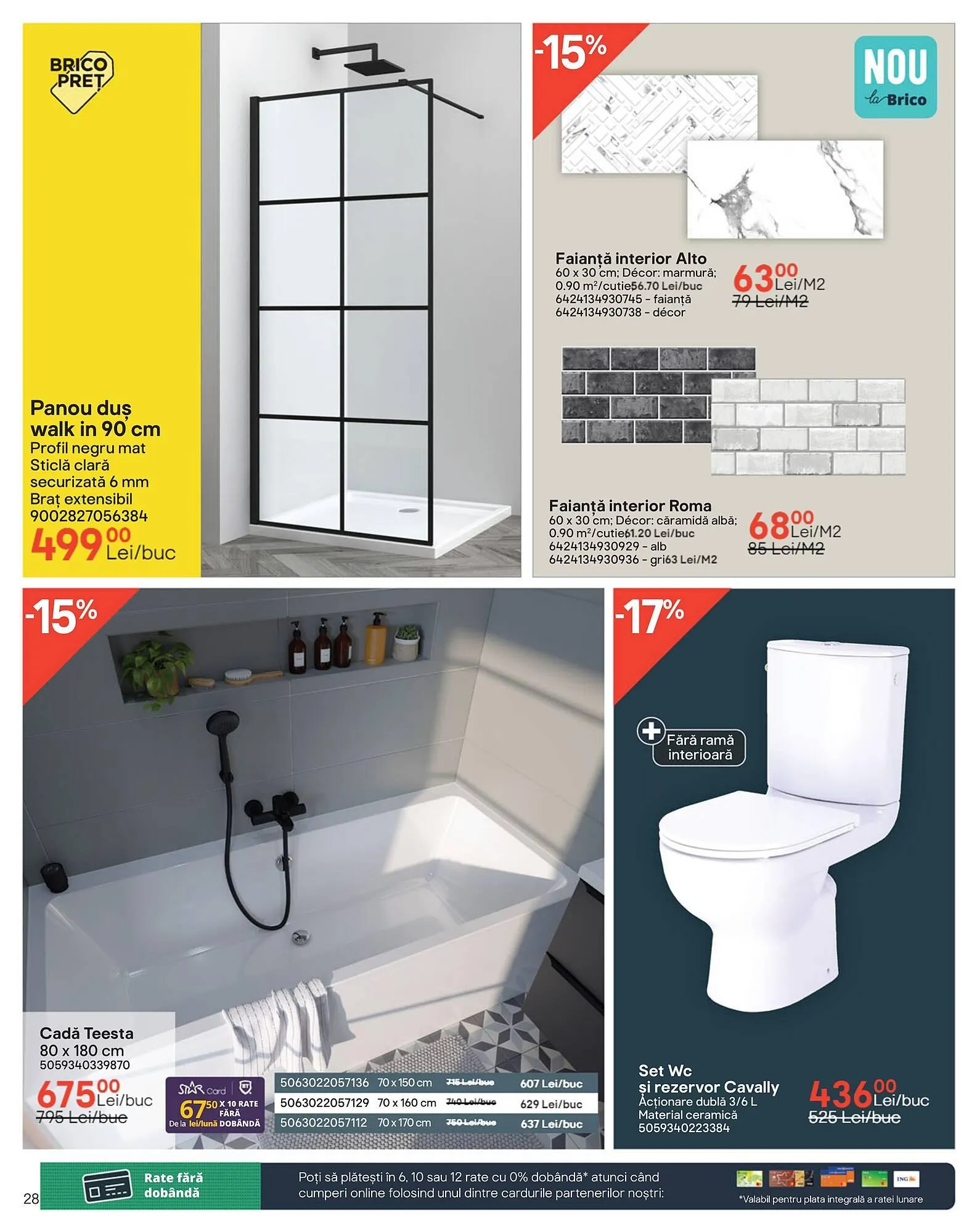 Catalog Brico Depôt catalog de la 4 aprilie până la 30 aprilie 2024 - Revista Pagina 28