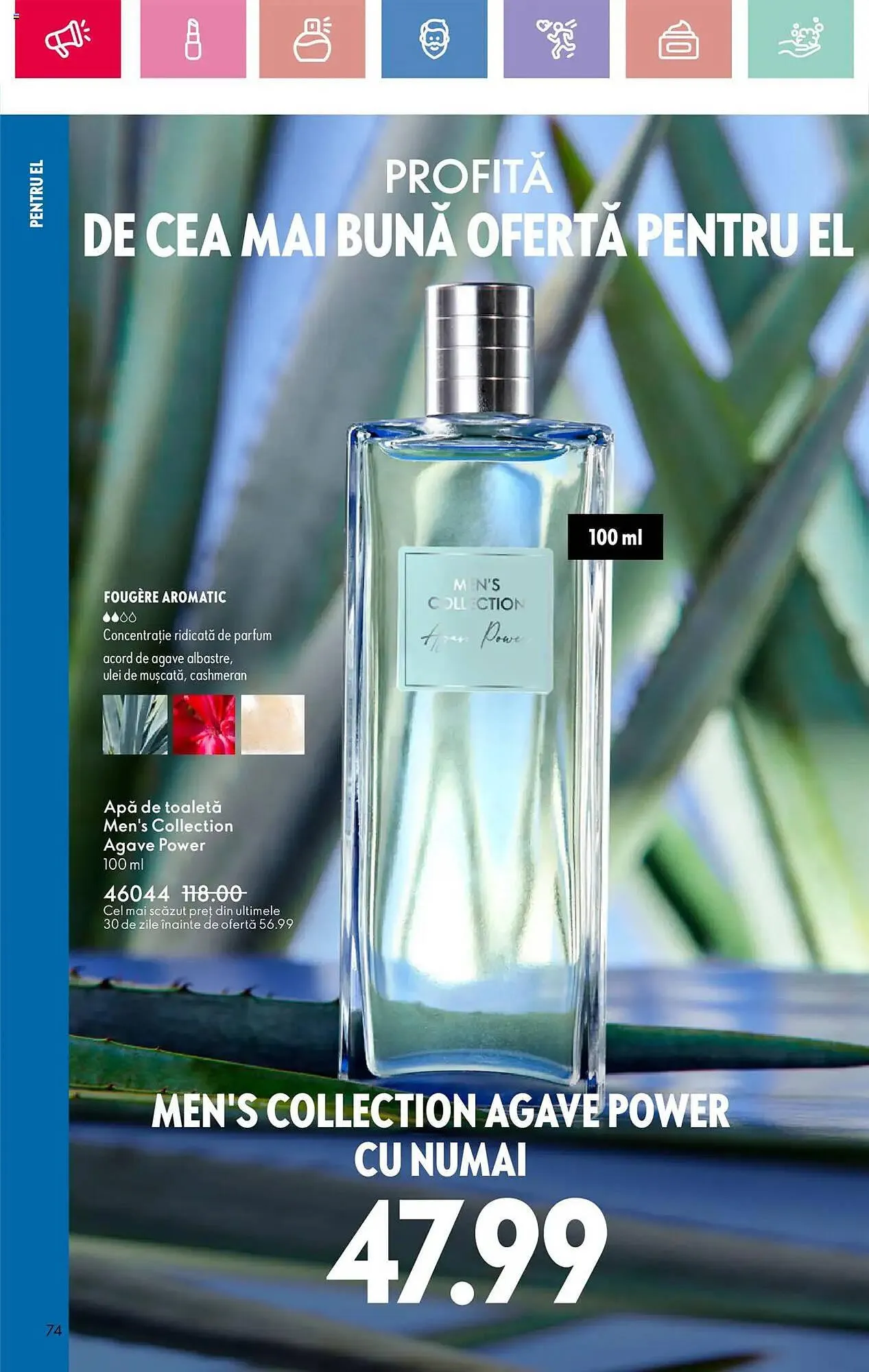 Catalog Catalog Oriflame de la 13 aprilie până la 3 mai 2025 - Revista Pagina 74