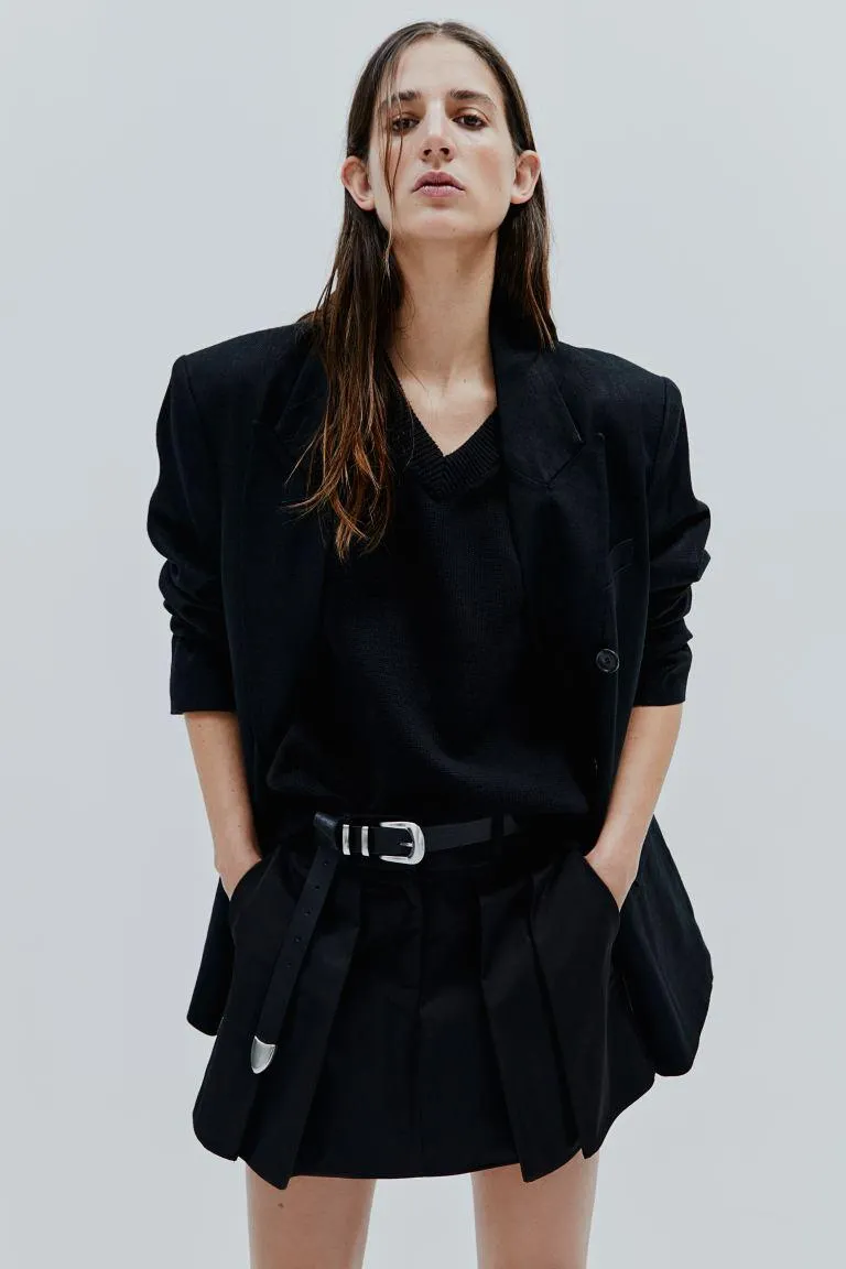 Bukseskjørt med folder