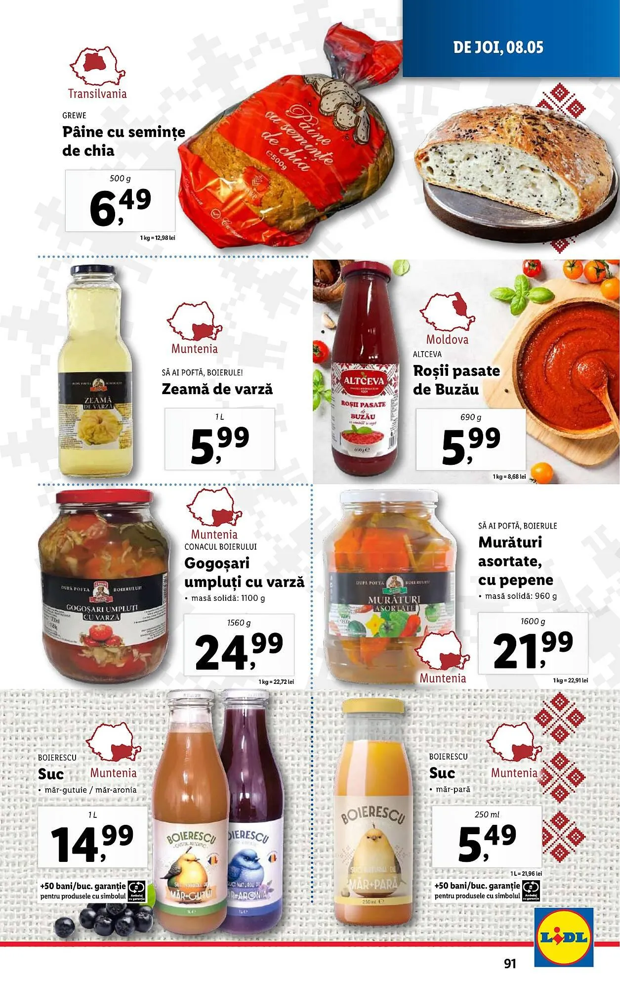 Catalog Catalog Lidl de la 5 mai până la 11 mai 2025 - Revista Pagina 91