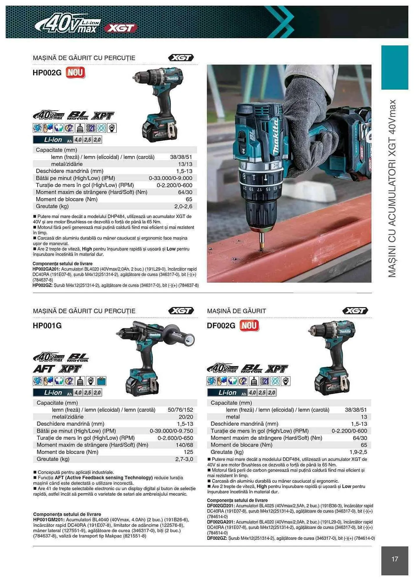 Catalog Makita catalog de la 1 ianuarie până la 31 decembrie 2023 - Revista Pagina 17