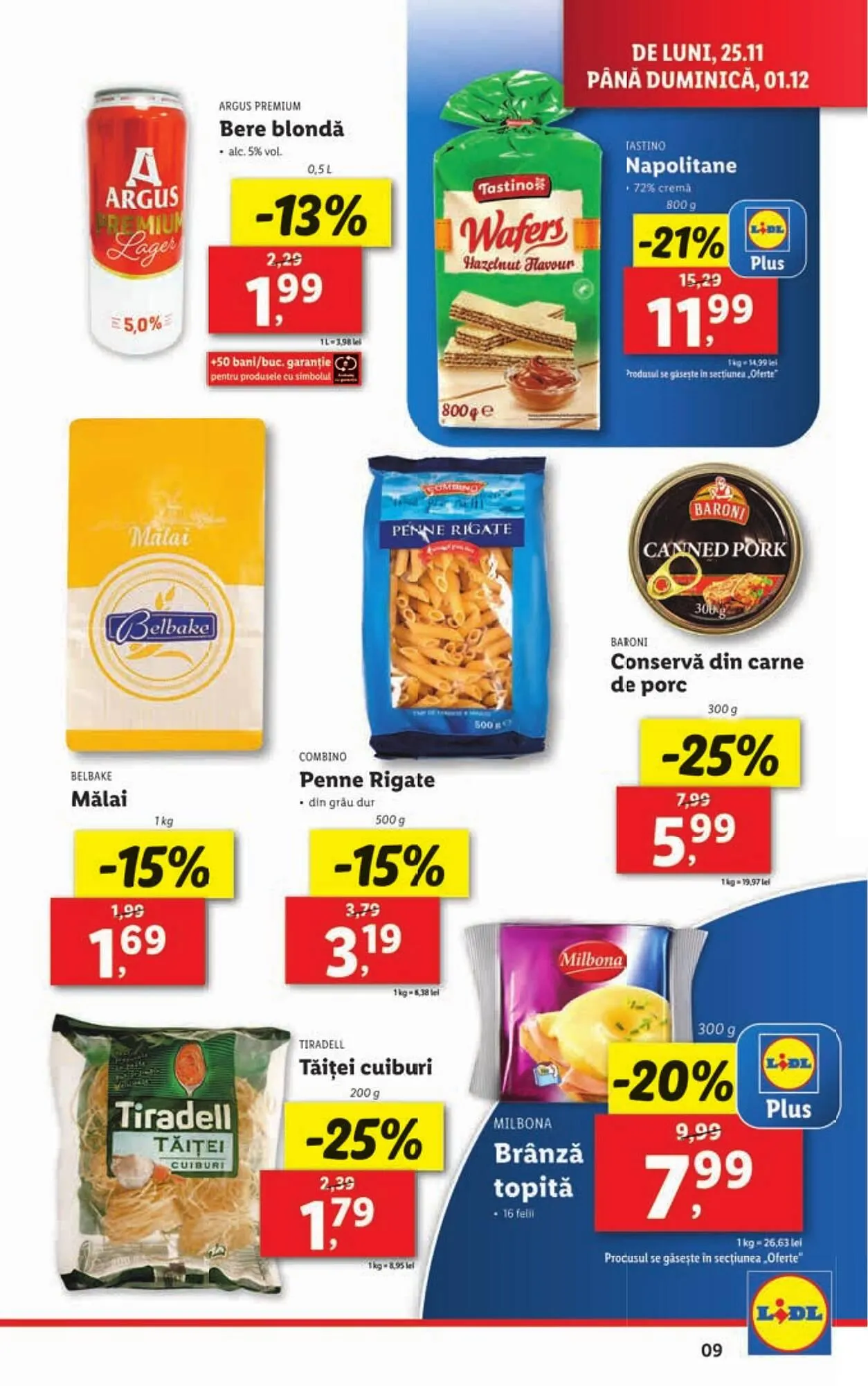 Catalog Catalog Lidl de la 25 noiembrie până la 1 decembrie 2024 - Revista Pagina 9