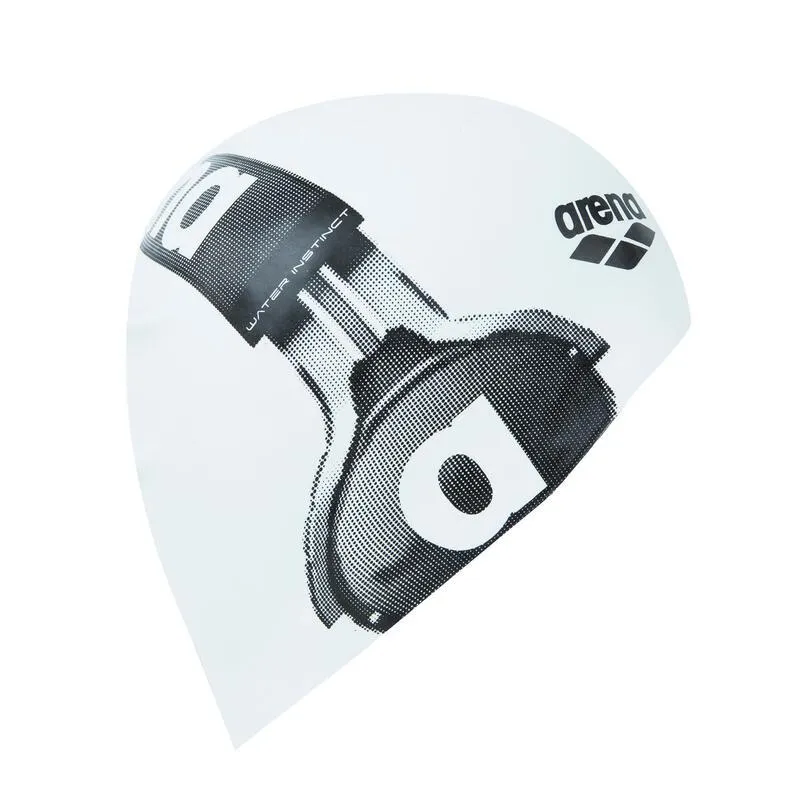 Cască reversibilă de înot silicon alb-negru ARENA Unisex