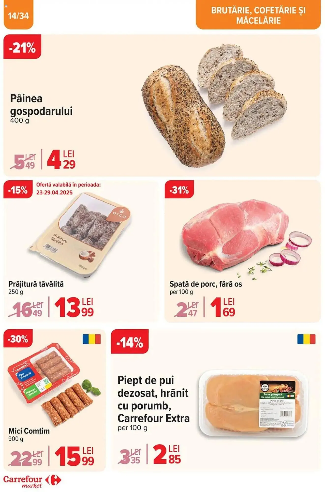 Catalog Catalog Carrefour Market de la 23 aprilie până la 6 mai 2025 - Revista Pagina 14