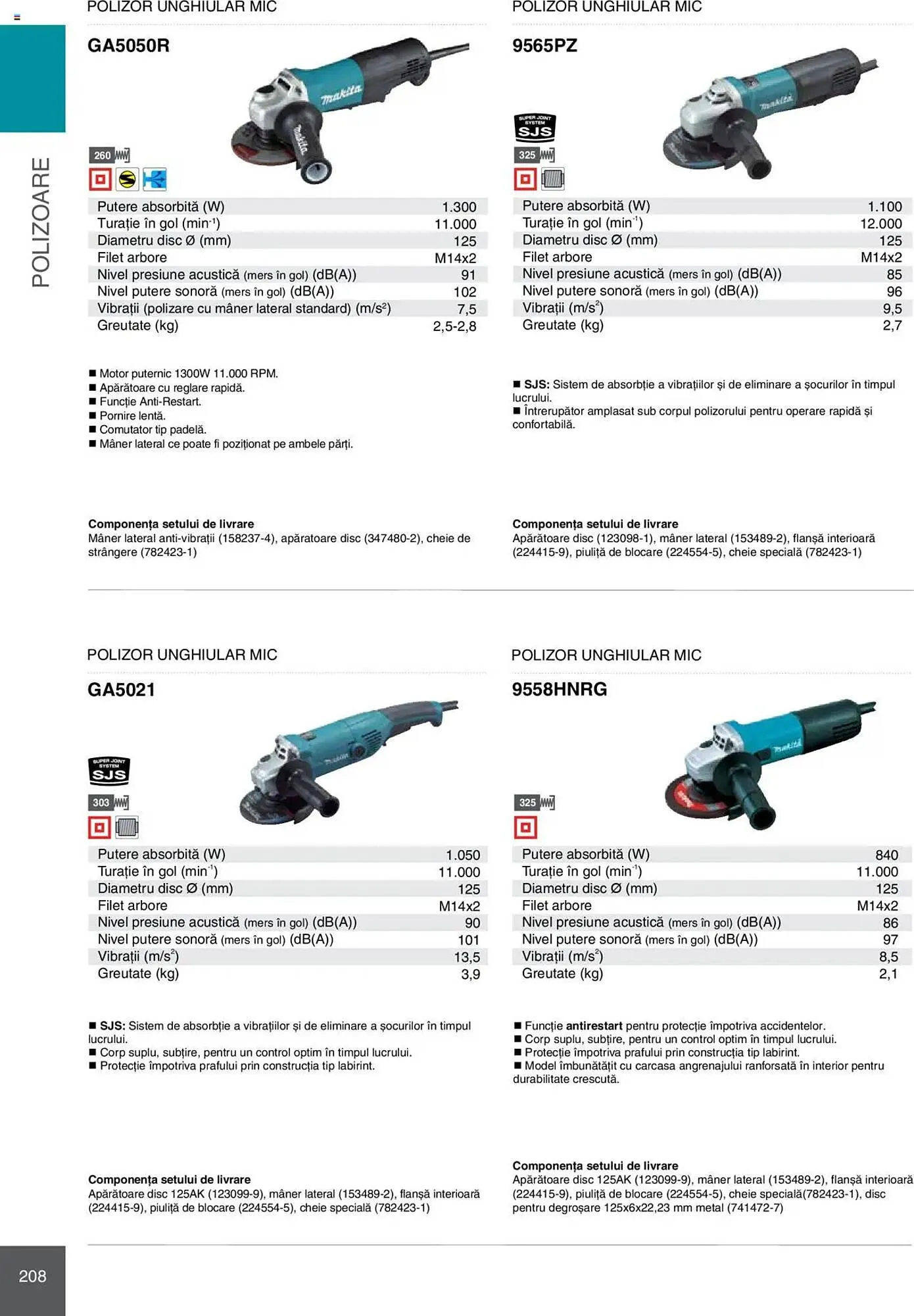 Catalog Catalog Makita de la 8 ianuarie până la 31 decembrie 2025 - Revista Pagina 208