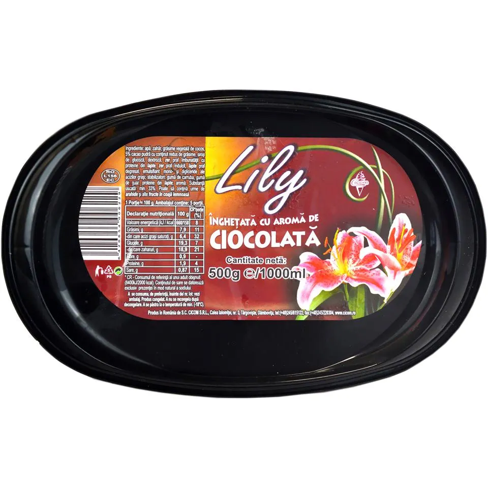 Lily | Inghetata cu aroma de ciocolata 500g