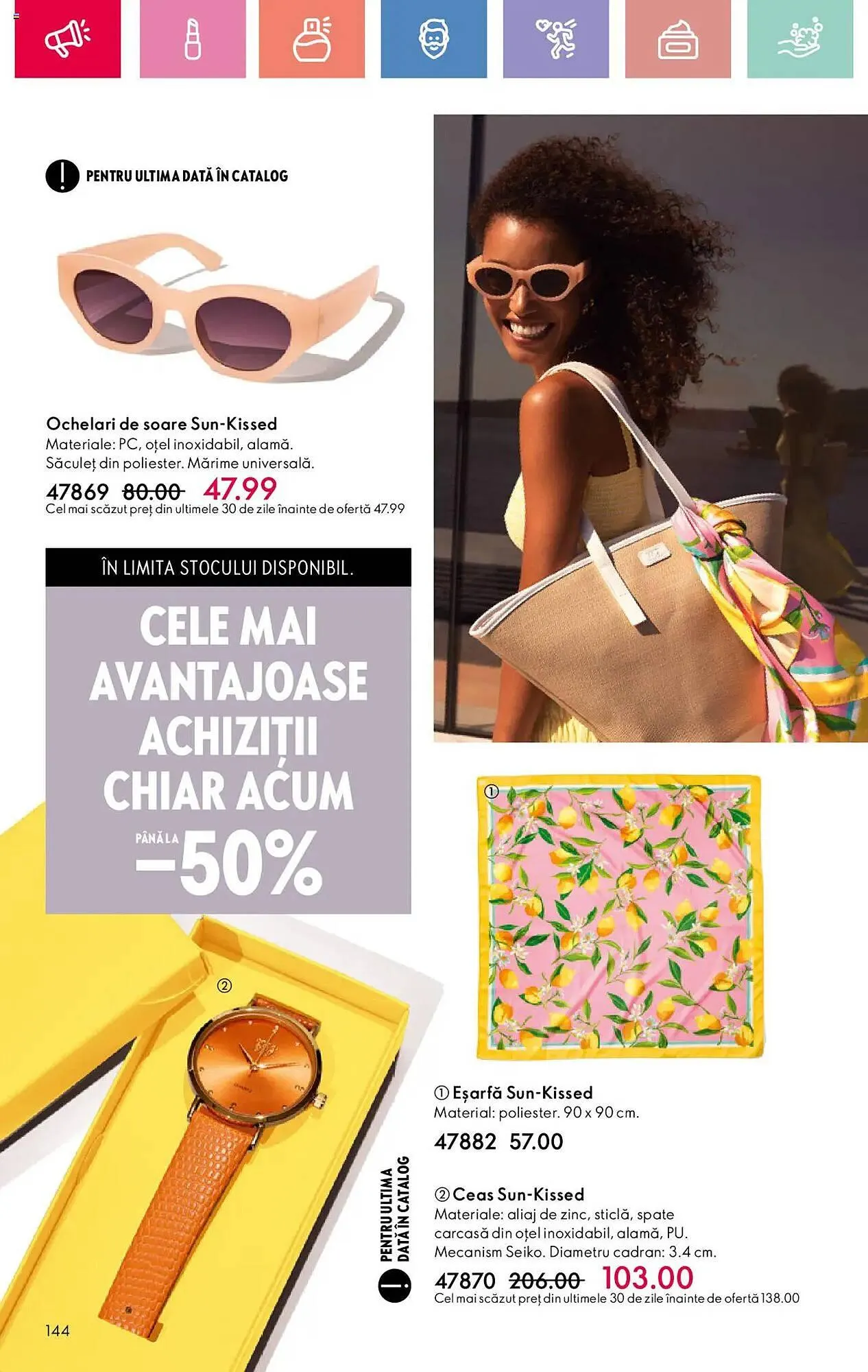 Catalog Catalog Oriflame de la 26 iulie până la 19 august 2025 - Revista Pagina 144