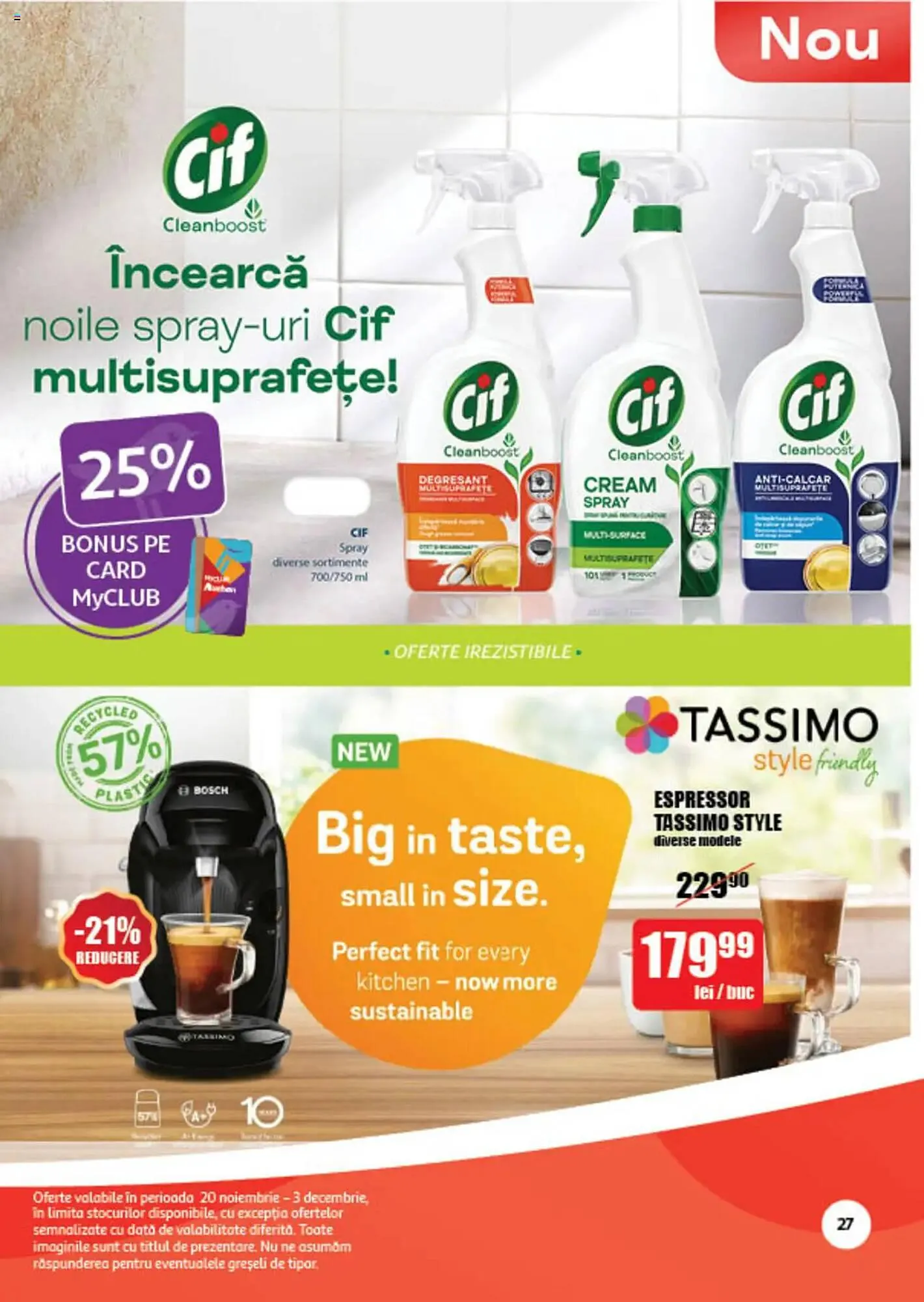 Catalog Catalog Auchan de la 20 noiembrie până la 3 decembrie 2024 - Revista Pagina 27