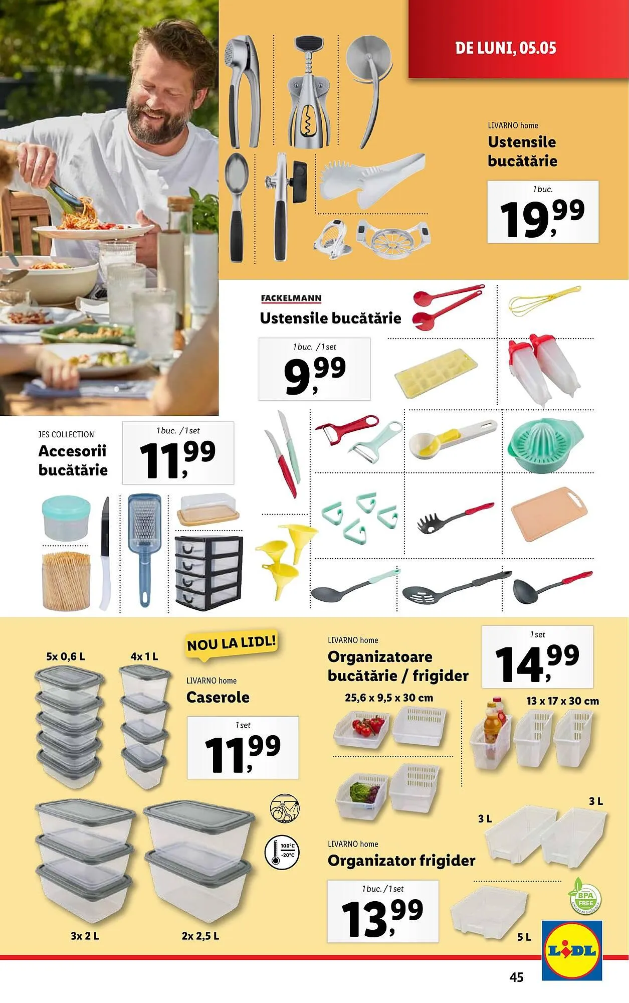 Catalog Catalog Lidl de la 5 mai până la 11 mai 2025 - Revista Pagina 45