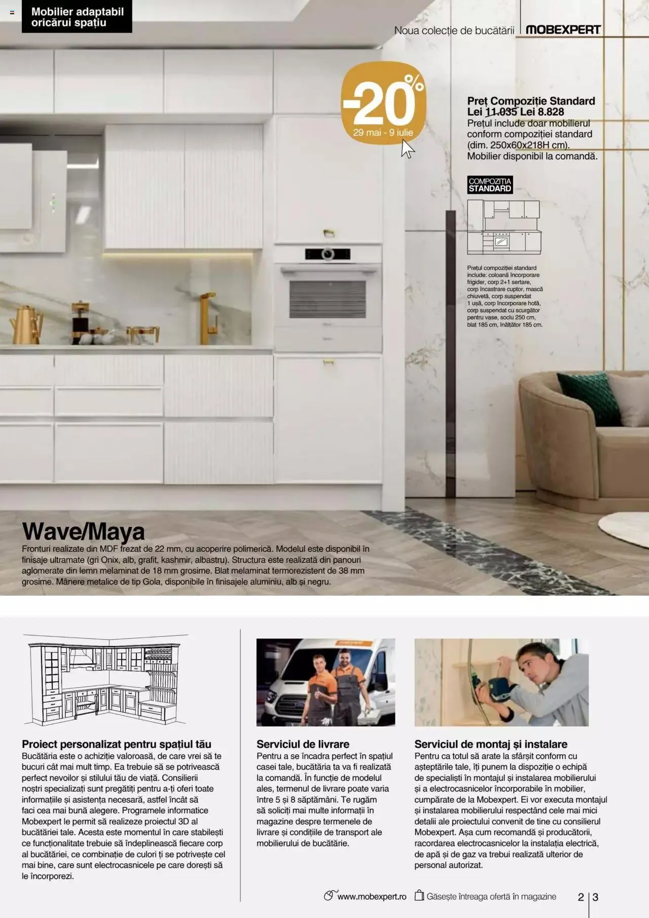 Catalog Mobexpert catalog - Bucătării 2023 de la 29 mai până la 31 decembrie 2023 - Revista Pagina 3