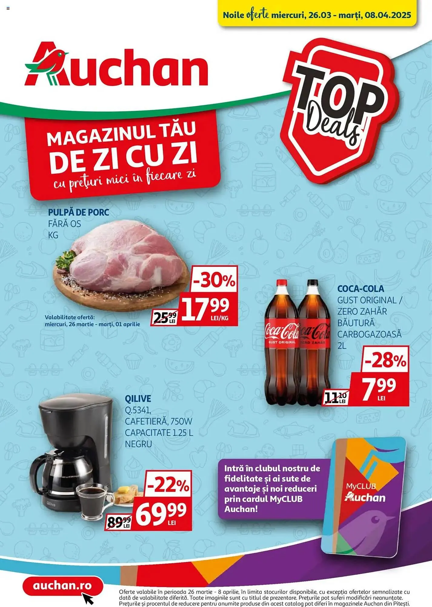 Catalog Catalog Auchan de la 26 martie până la 8 aprilie 2025 - Revista Pagina 1