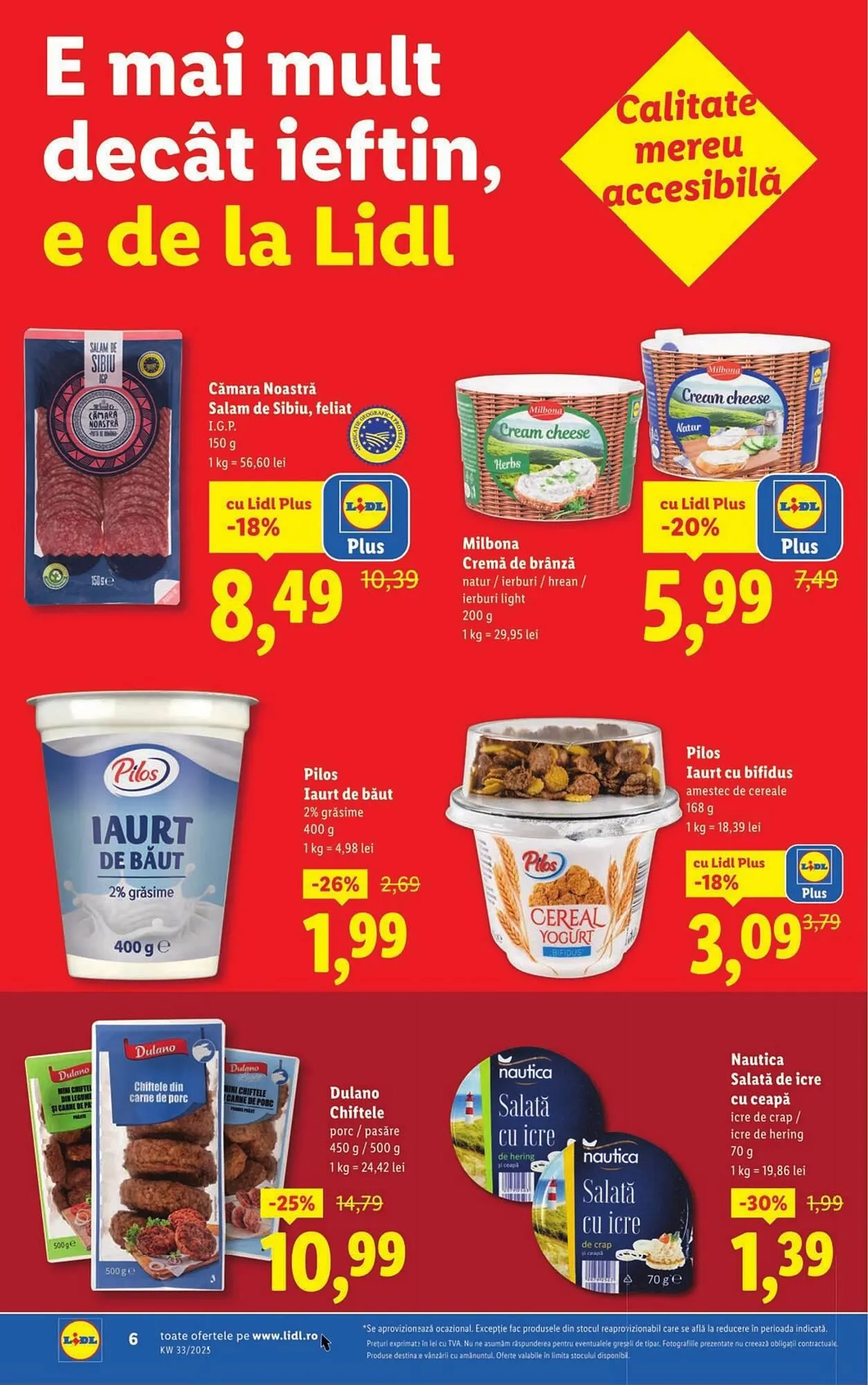 Catalog Catalog Lidl de la 11 august până la 17 august 2025 - Revista Pagina 6