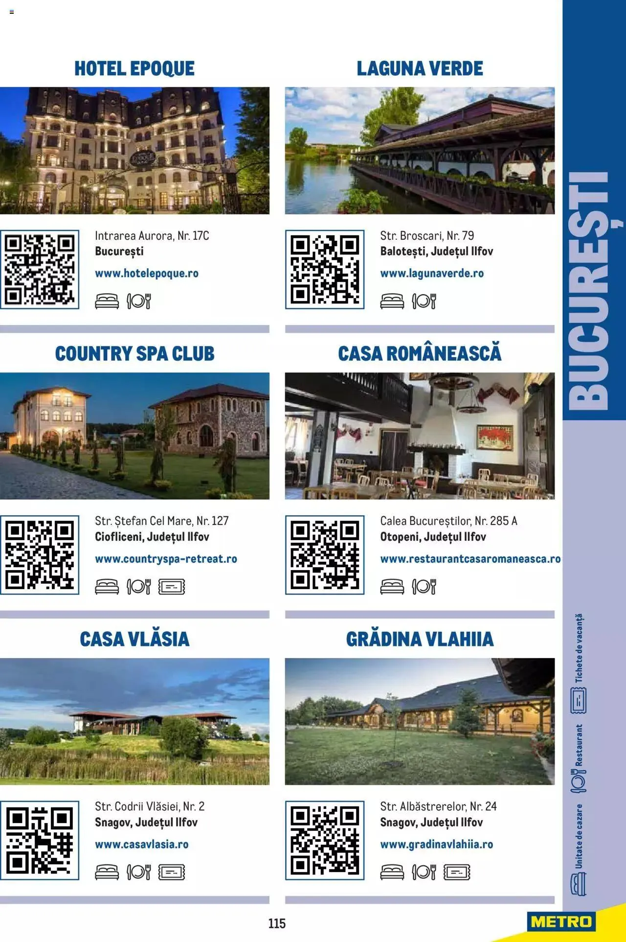 Catalog Metro - Ghid de călătorie - România, 2022 de la 4 iulie până la 31 decembrie 2023 - Revista Pagina 115