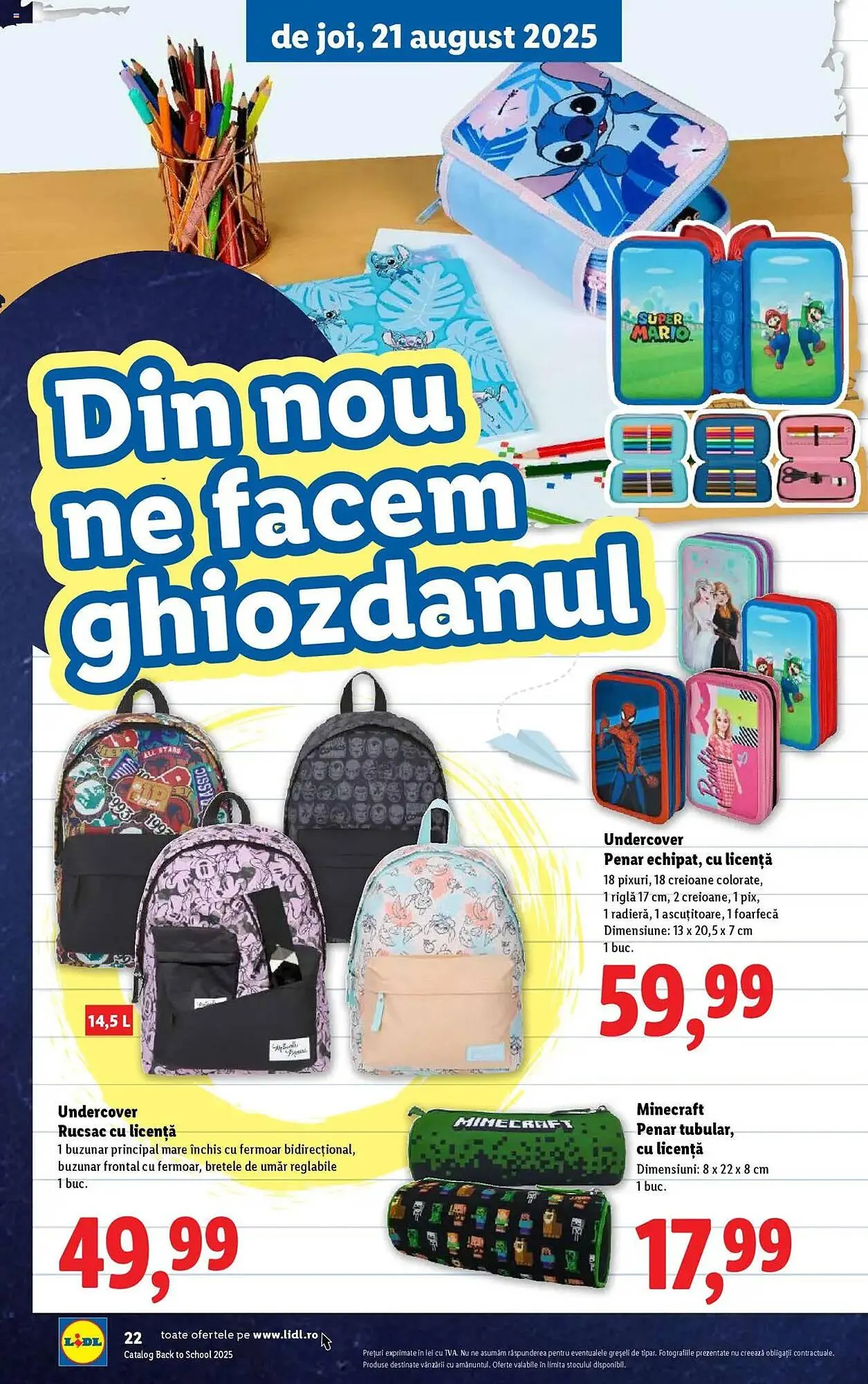 Catalog Catalog Lidl de la 11 august până la 31 august 2025 - Revista Pagina 22