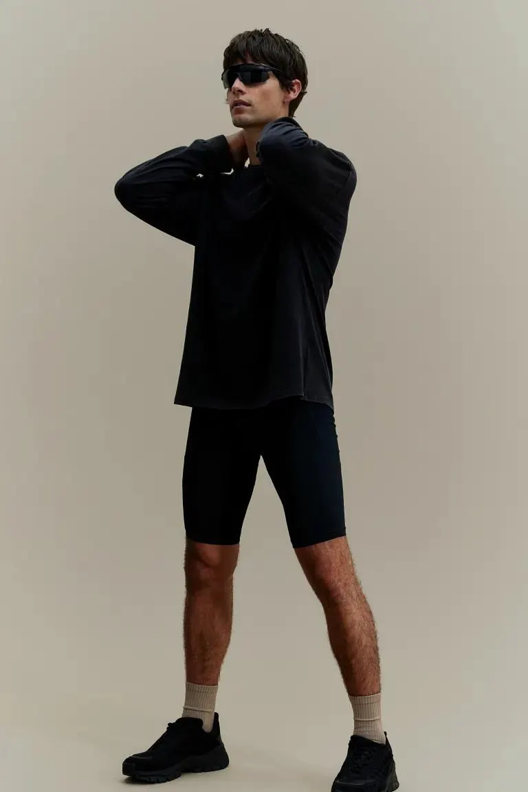 Bluză de sport cu mâneci lungi Loose Fit