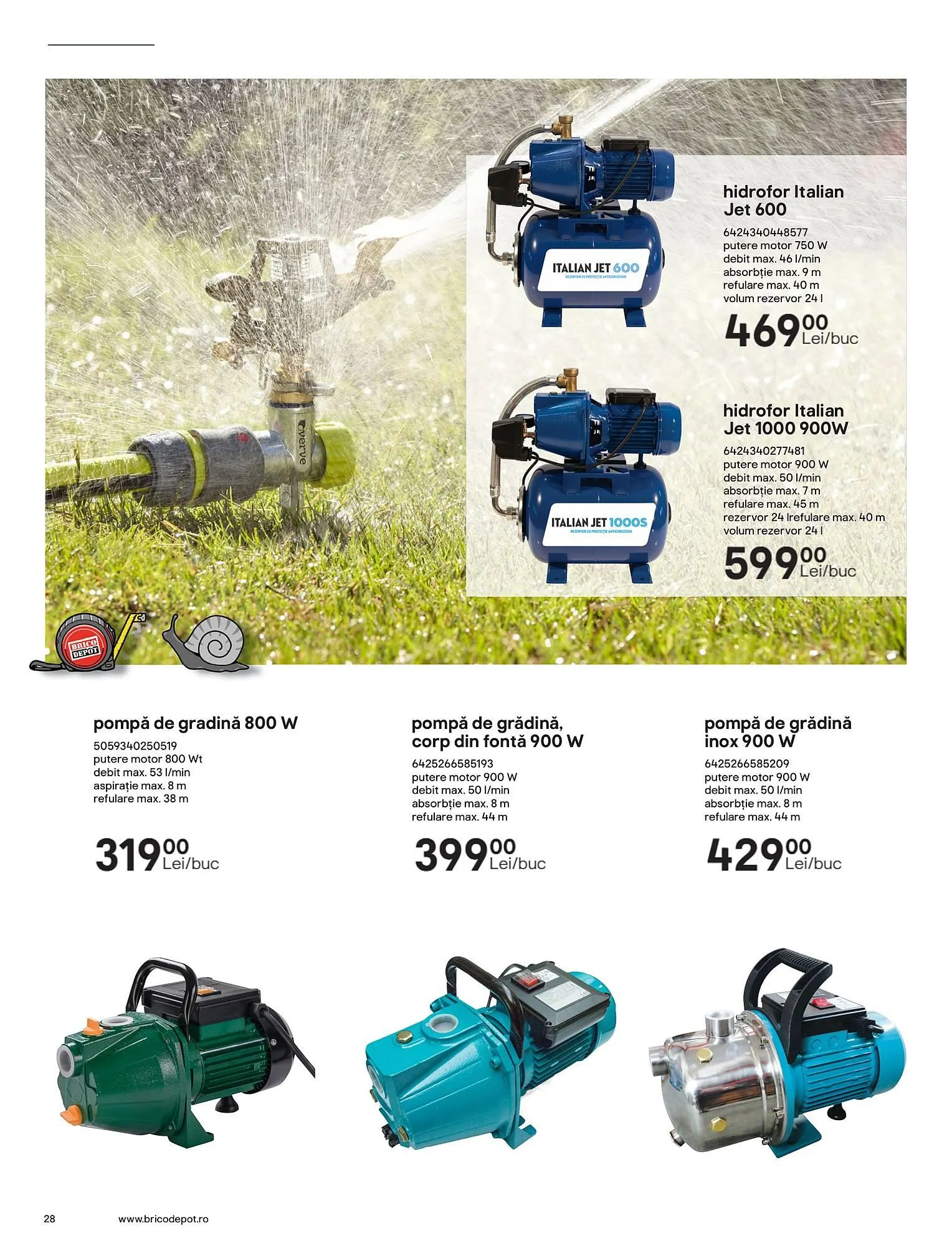 Catalog Catalog Brico Depôt de la 23 mai până la 31 octombrie 2025 - Revista Pagina 28