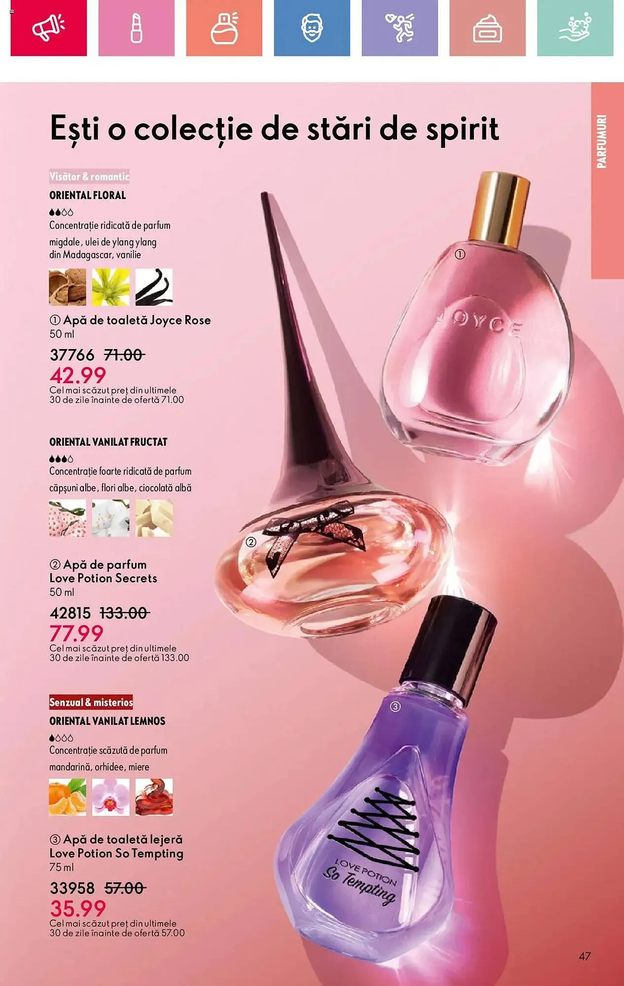 Catalog Catalog Oriflame de la 26 iulie până la 19 august 2025 - Revista Pagina 47