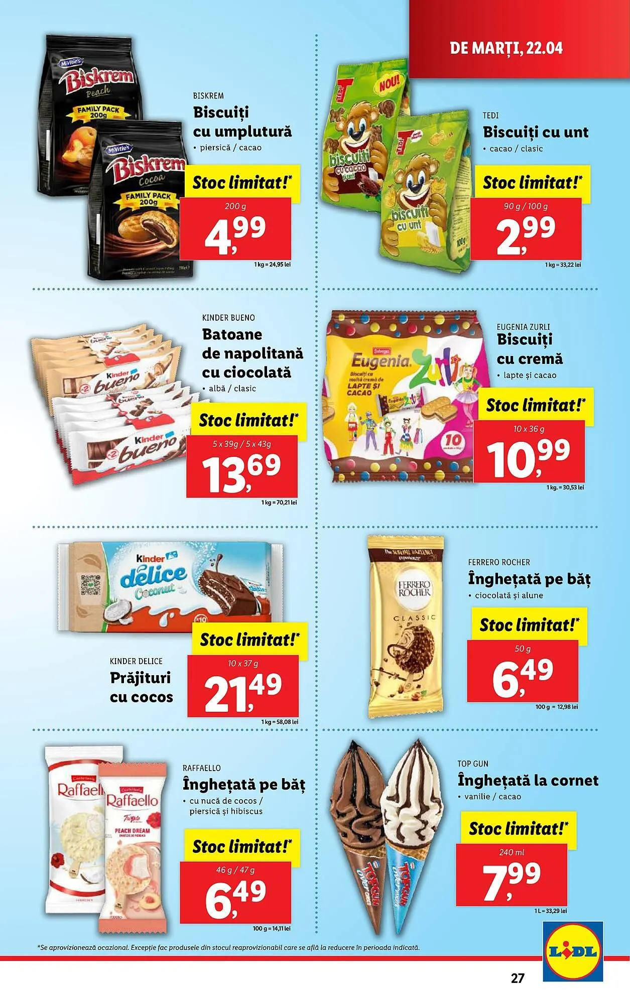 Catalog Catalog Lidl de la 22 aprilie până la 27 aprilie 2025 - Revista Pagina 27