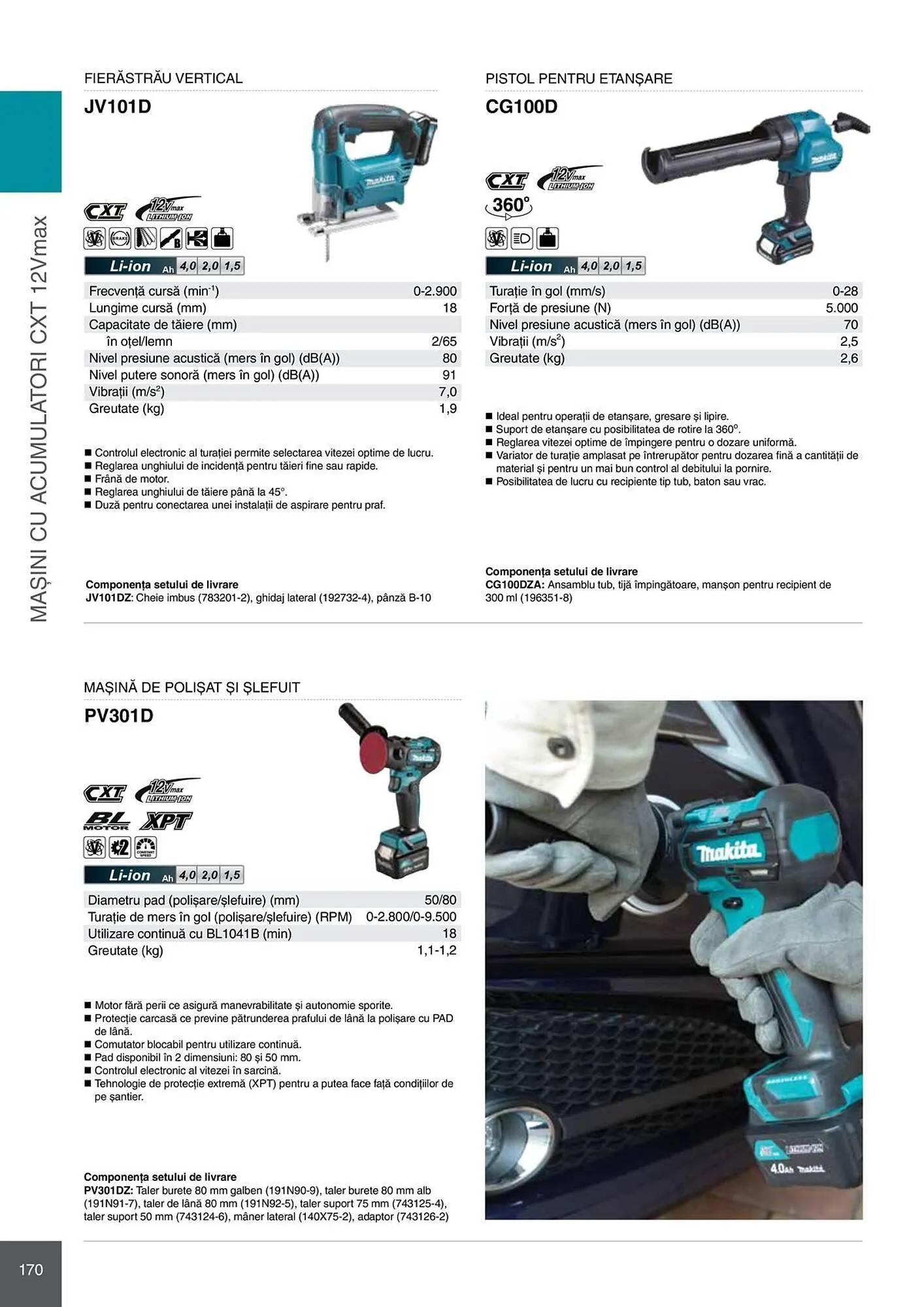 Catalog Catalog Makita de la 28 aprilie până la 31 decembrie 2026 - Revista Pagina 170