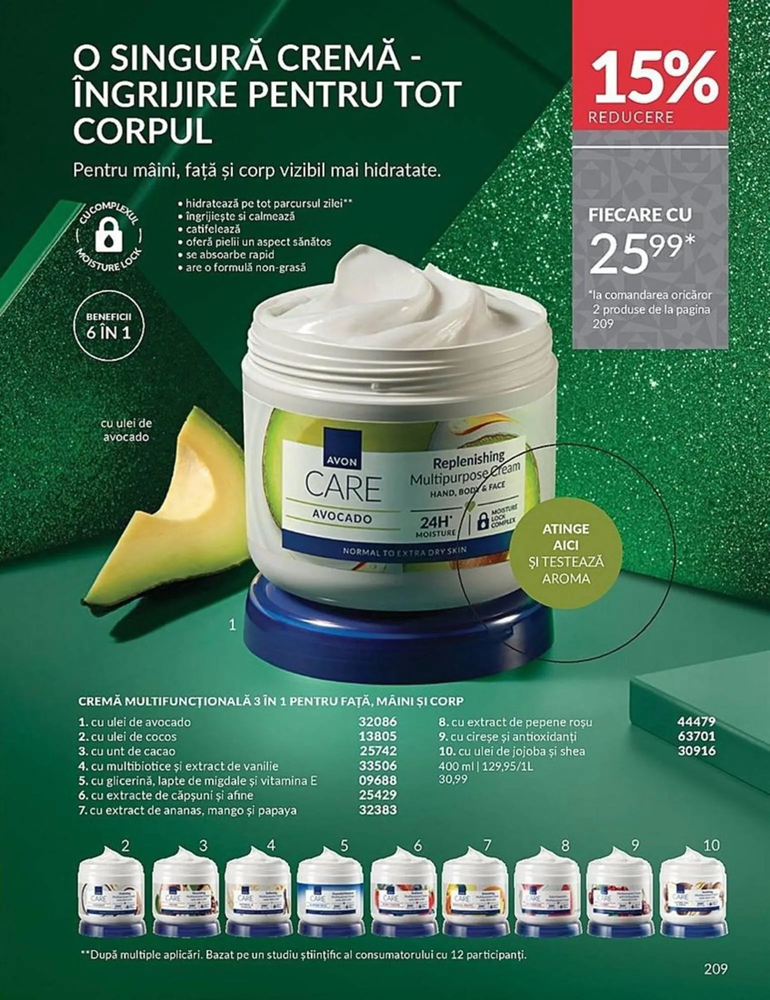 Catalog Catalog Avon de la 3 noiembrie până la 30 noiembrie 2025 - Revista Pagina 207