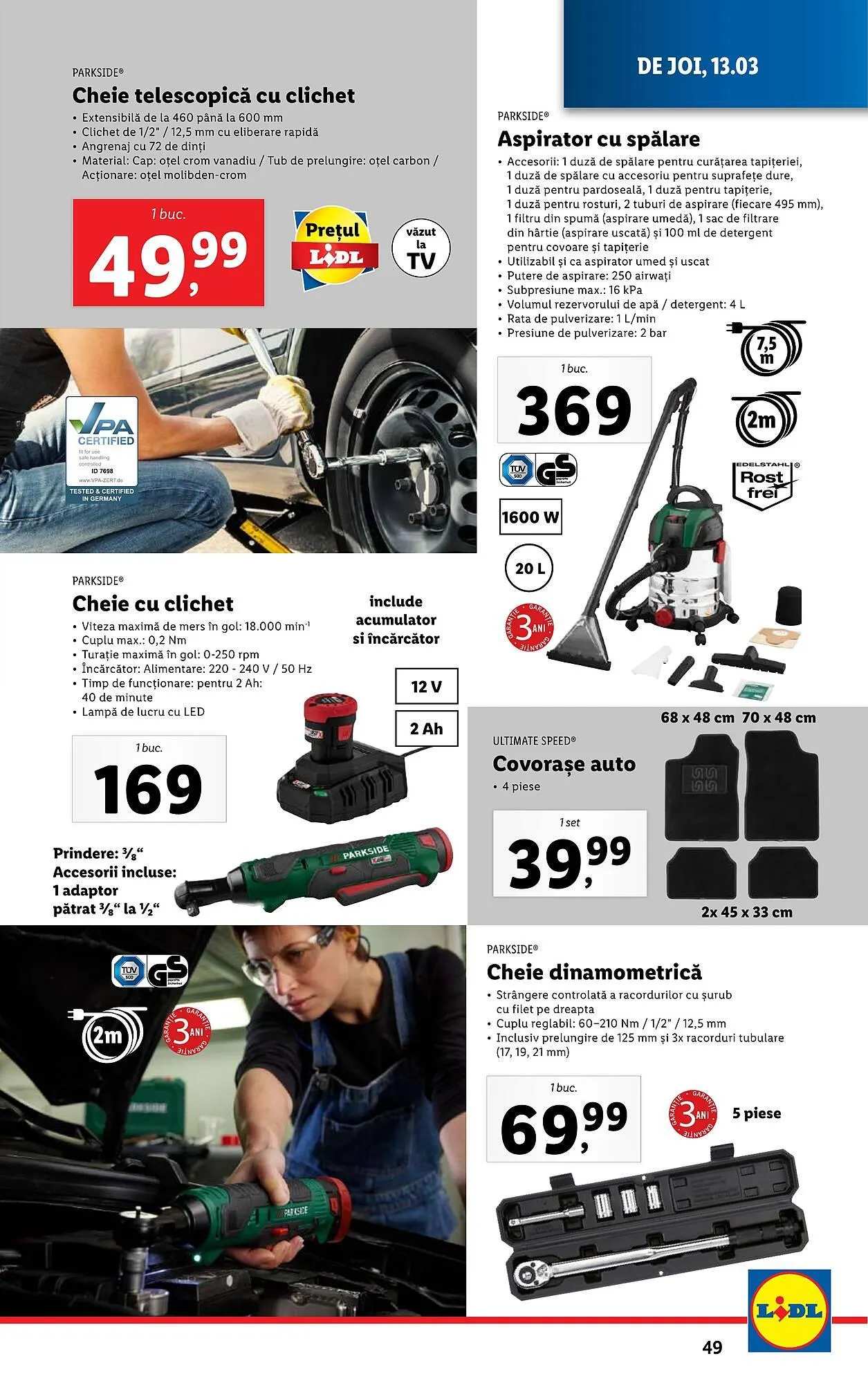 Catalog Catalog Lidl de la 10 martie până la 16 martie 2025 - Revista Pagina 49