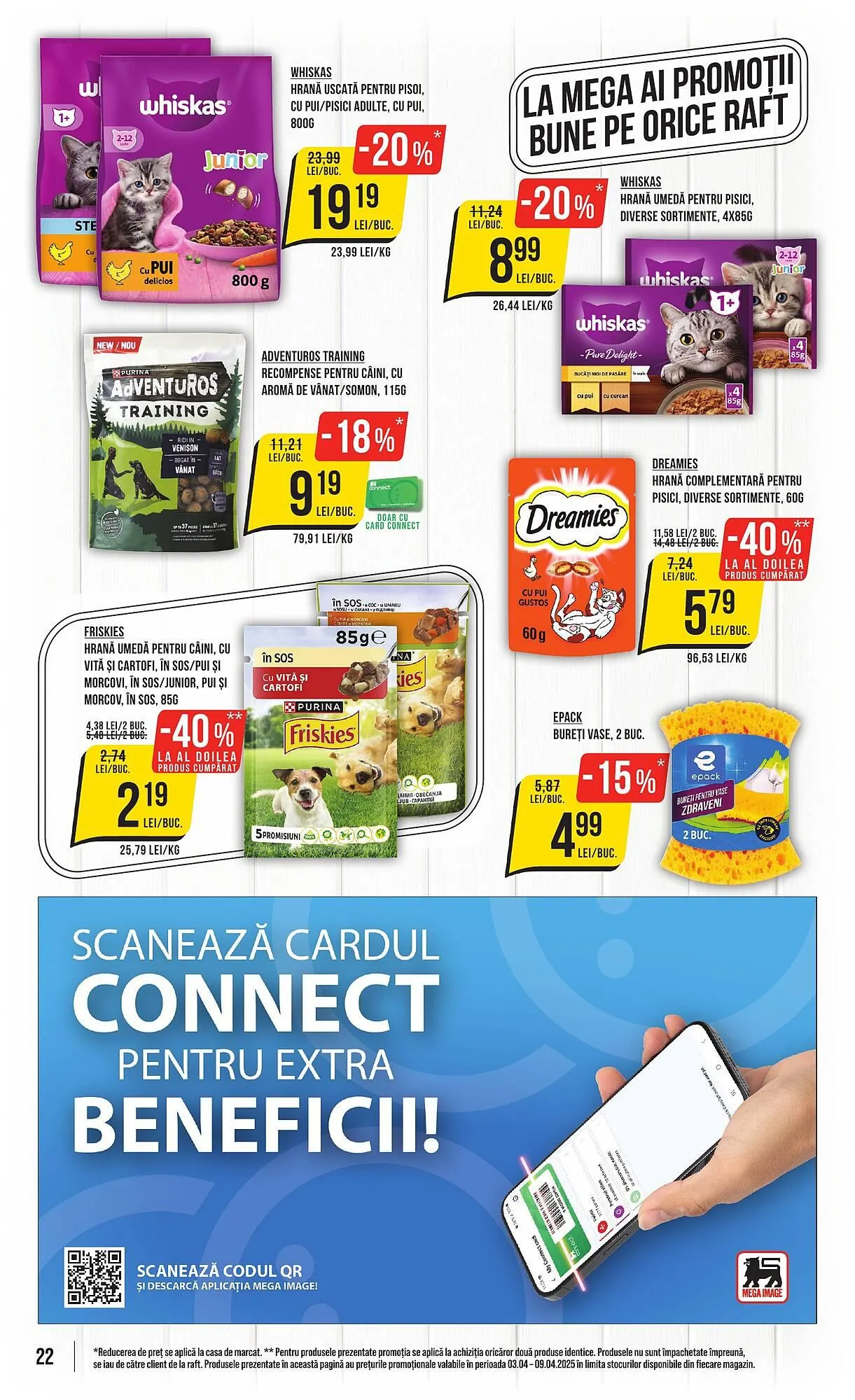 Catalog Catalog Mega Image de la 3 aprilie până la 9 aprilie 2025 - Revista Pagina 22