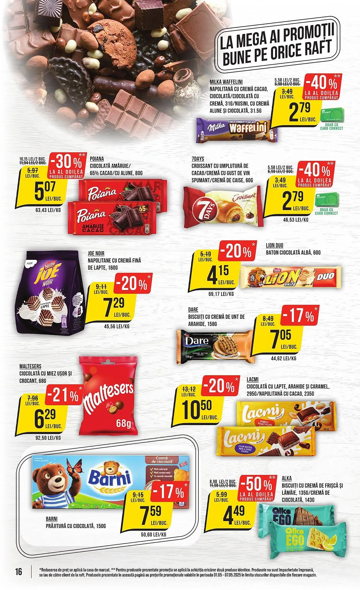 Catalog Catalog Mega Image de la 1 mai până la 7 mai 2025 - Revista Pagina 16