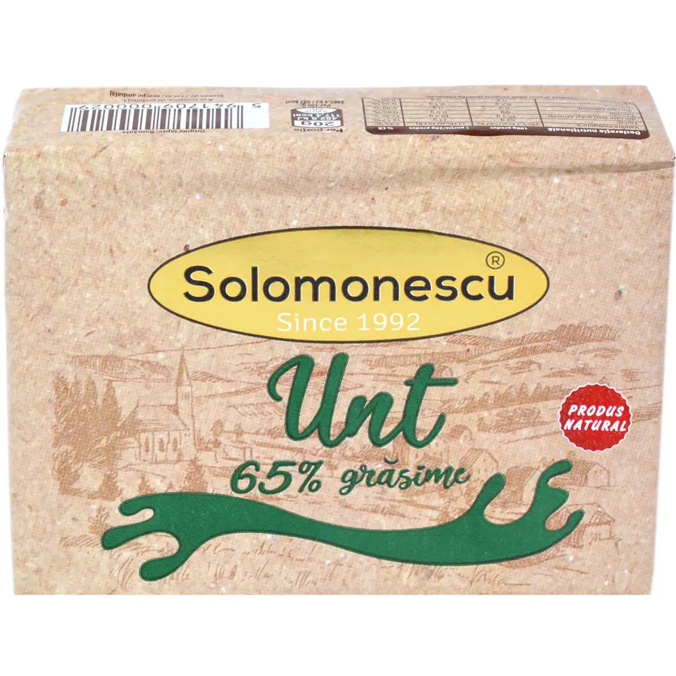 Solomonescu | Unt 65% grasime 200g