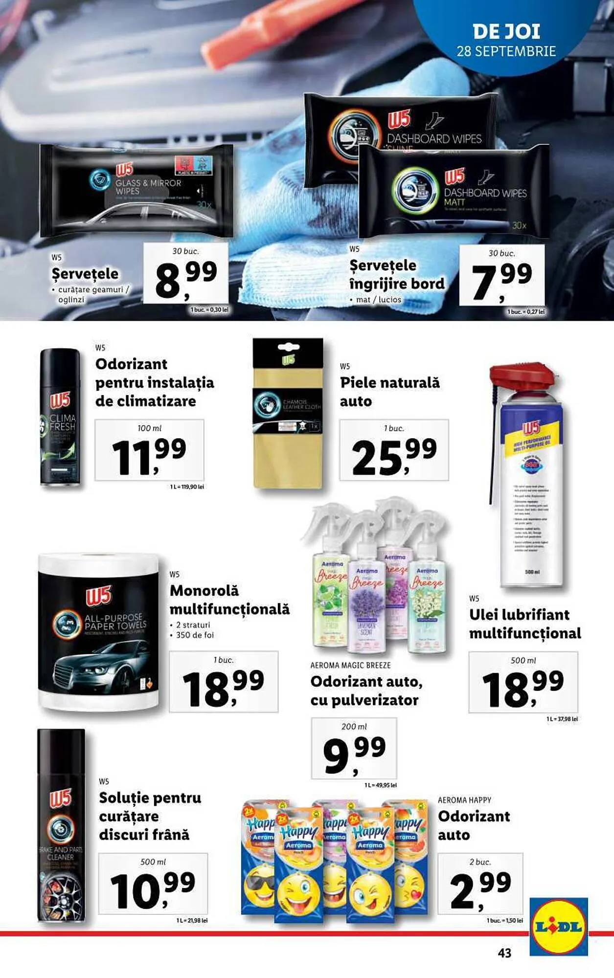 Catalog Lidl catalog de la 25 septembrie până la 1 octombrie 2023 - Revista Pagina 43