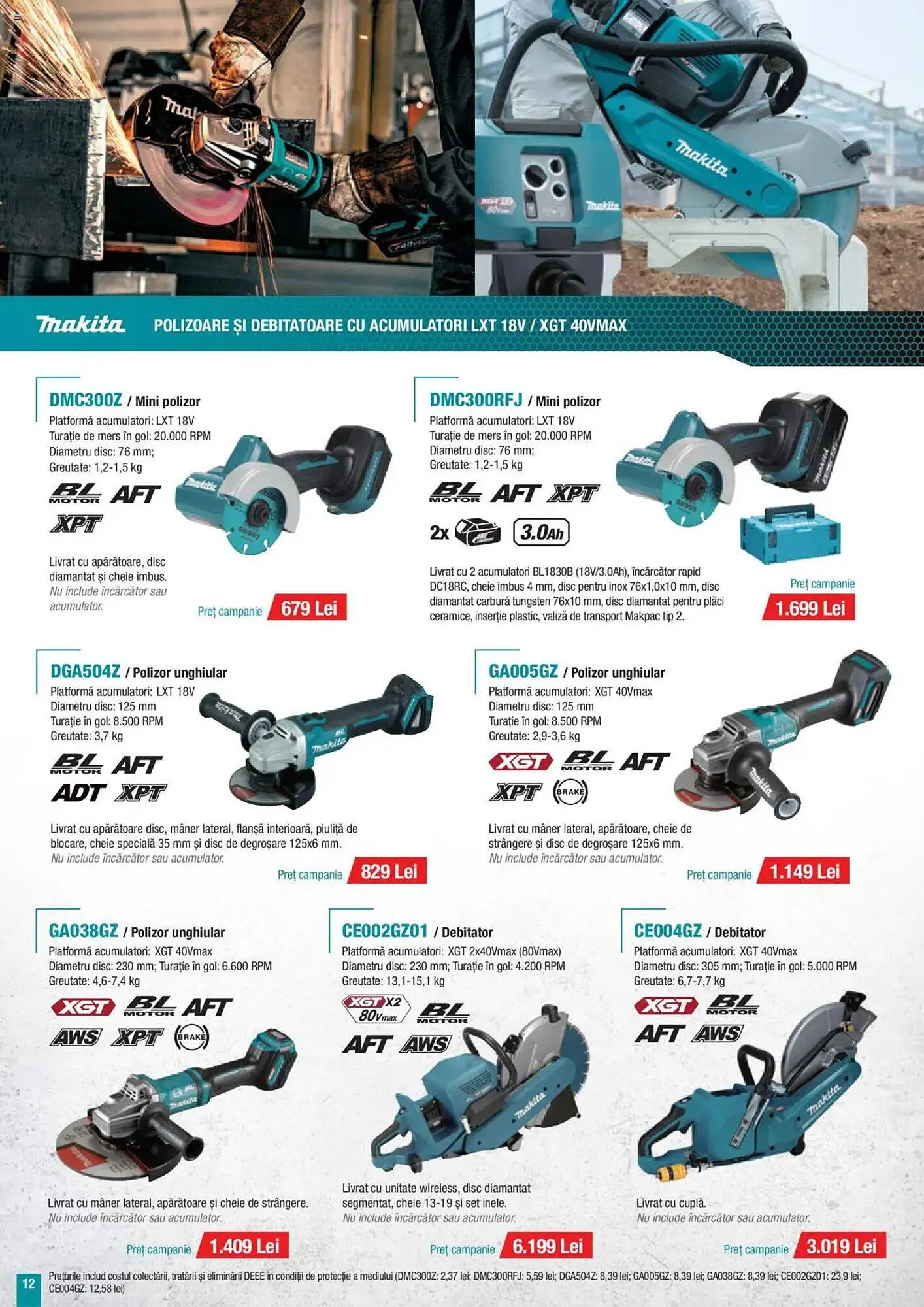 Catalog Catalog Makita de la 1 octombrie până la 31 decembrie 2025 - Revista Pagina 12